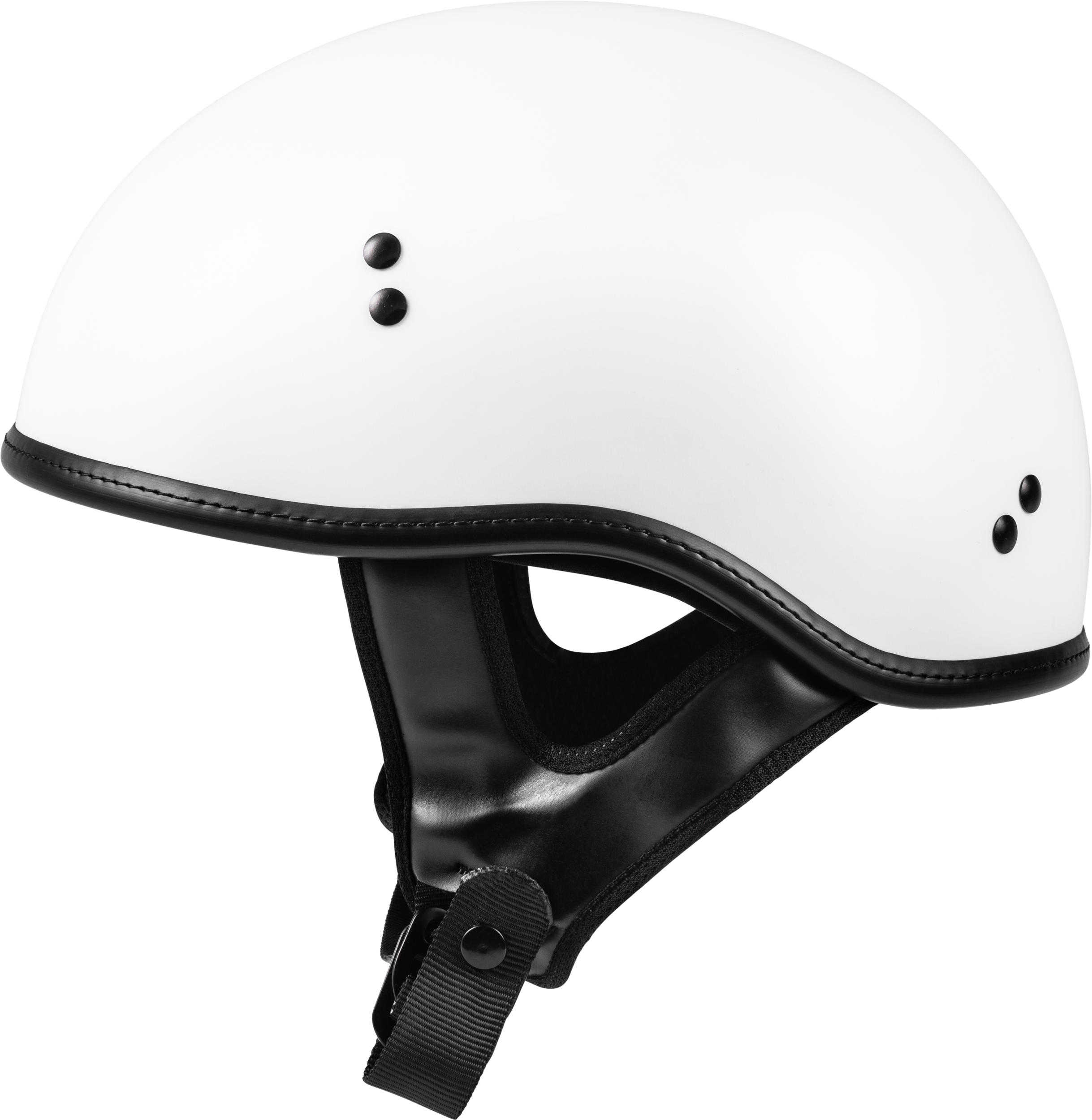 .357 SOLID HALF HELMET MATTE WHITE XL