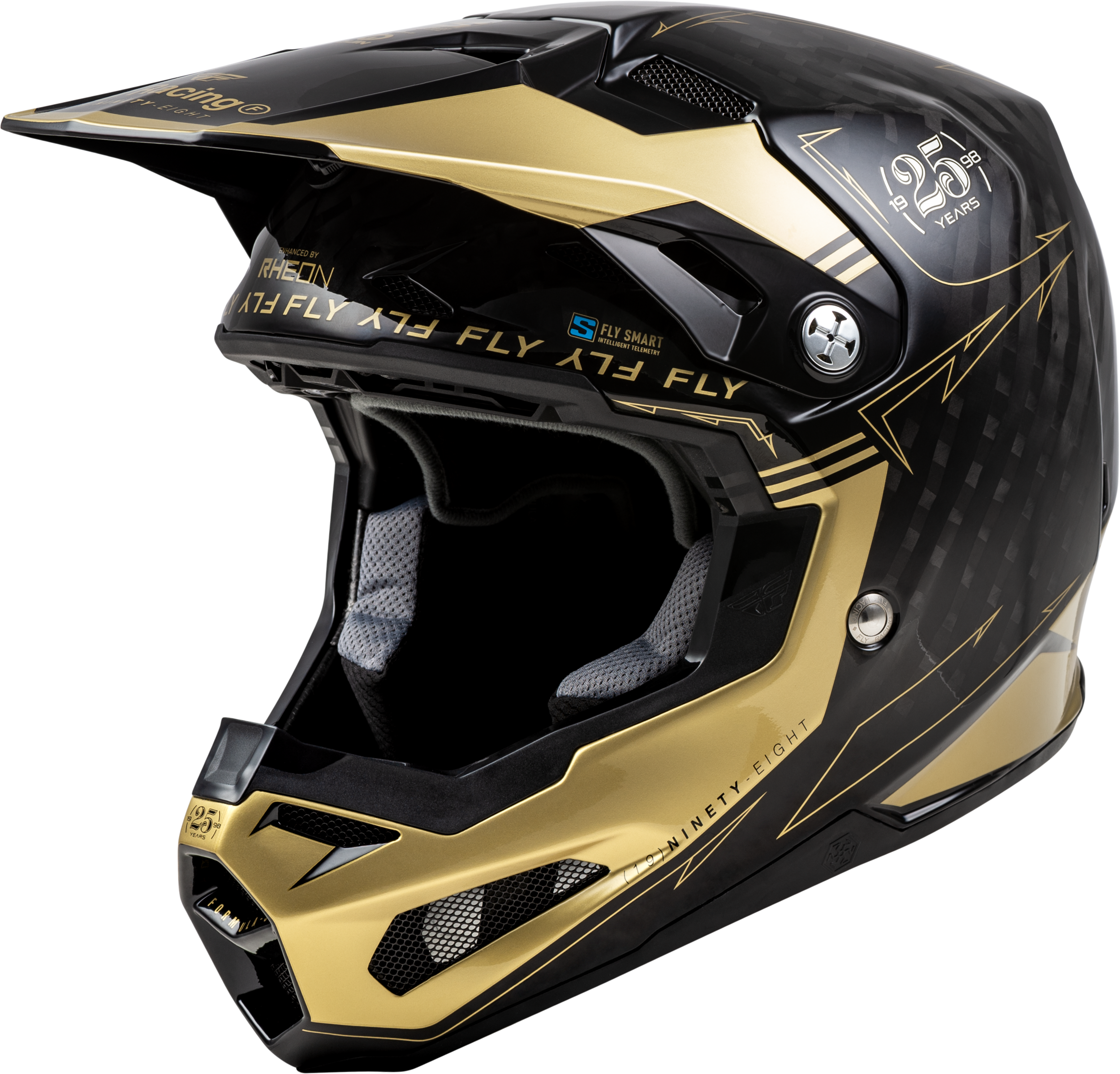 FORMULA S CARBON LEGACY HELMET BLACK/GOLD MD