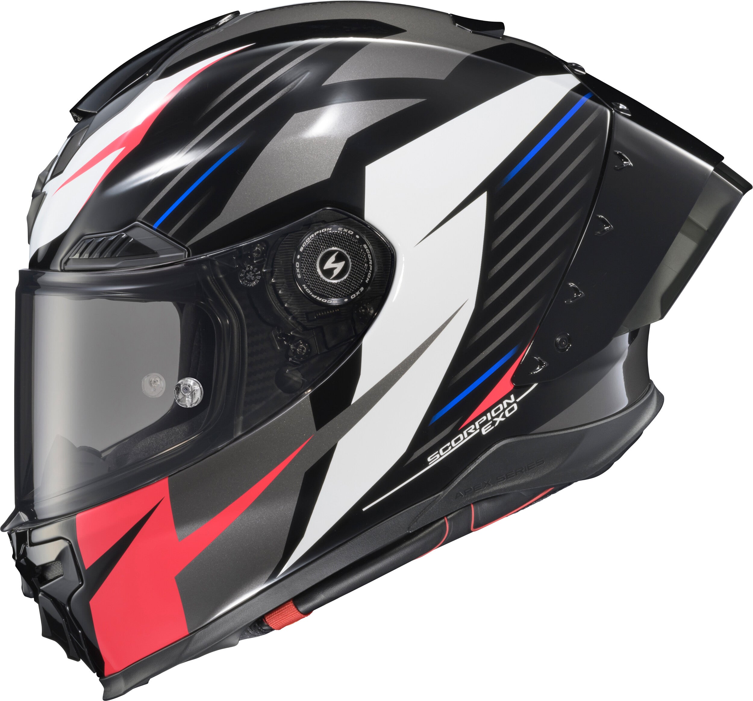 APEX EXO-WARP FULL FACE HELMET DILITHIUM BLK/RED/WHT/BLUE 2X