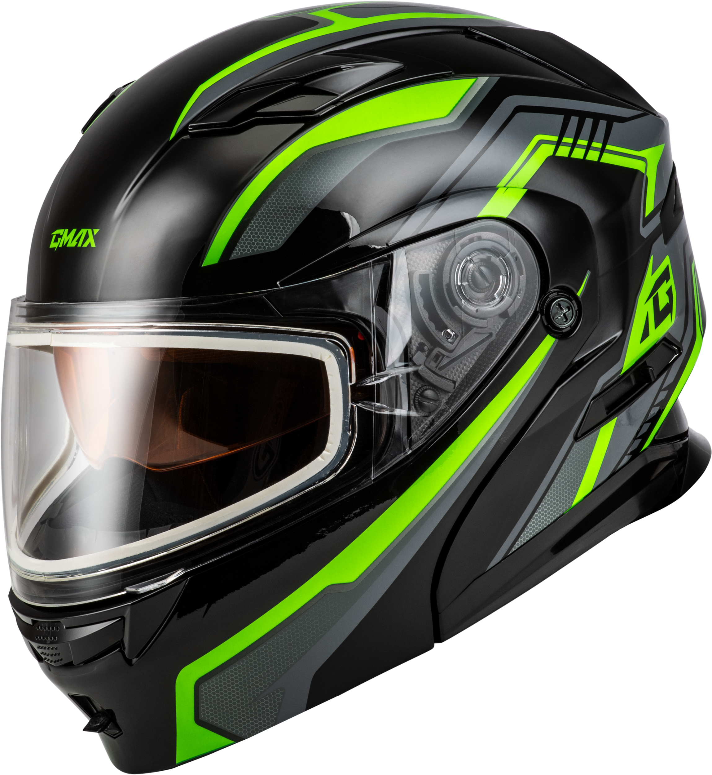 MD-01S TRANSISTOR SNOW HELMET BLACK/GREY/GREEN XS