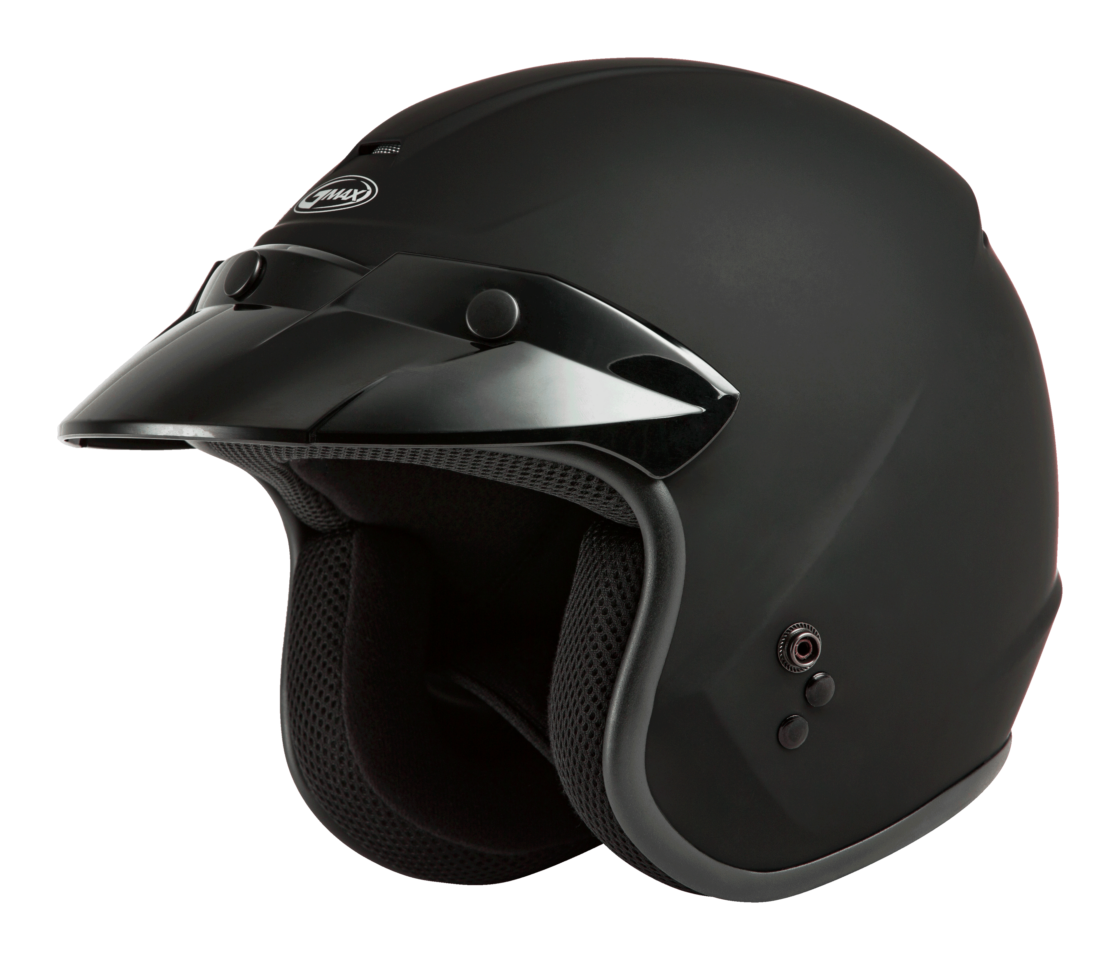 OF-2 OPEN-FACE HELMET MATTE BLACK LG