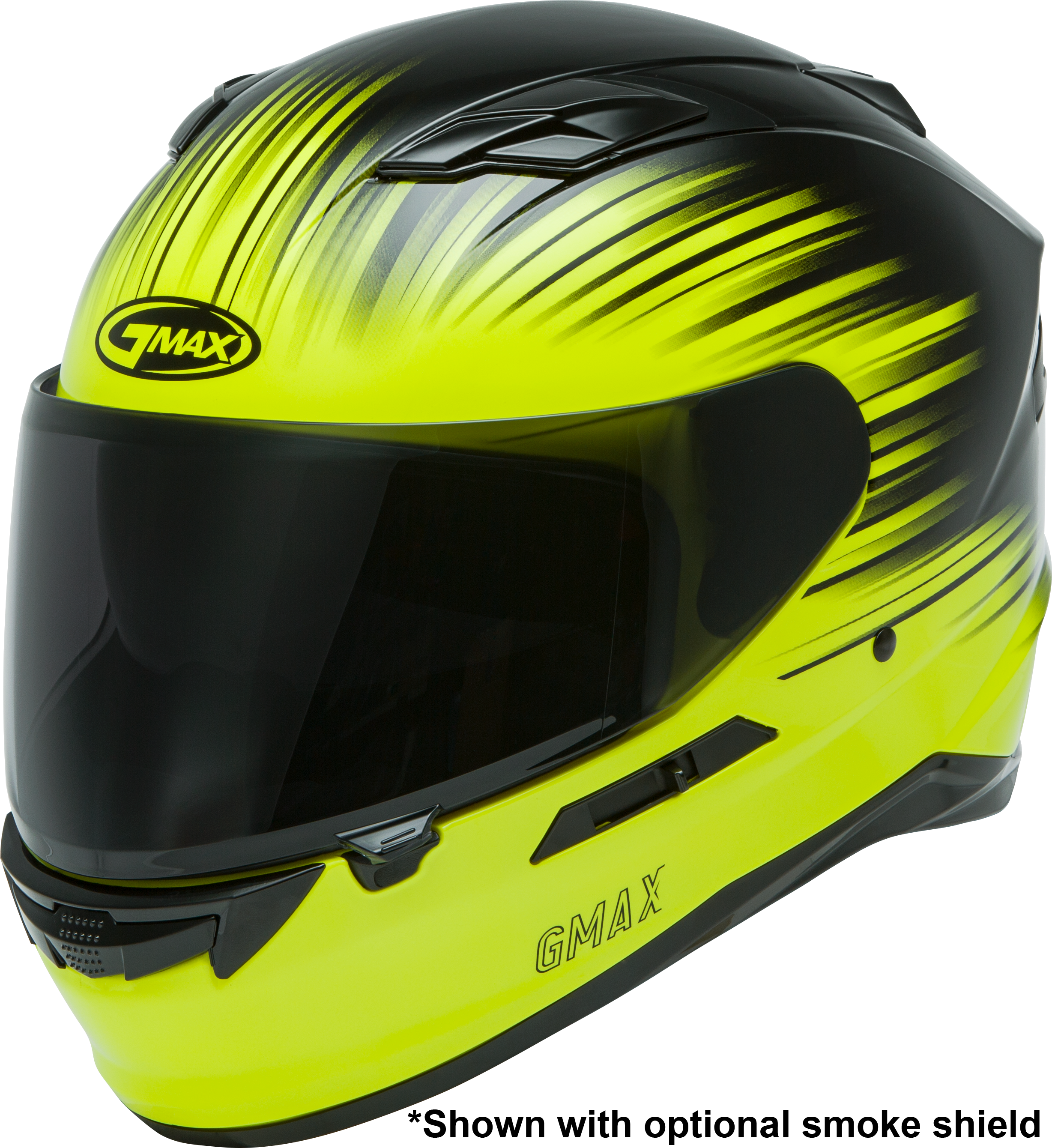 FF-98 FULL-FACE RELIANCE HELMET HI-VIS/BLACK 2X