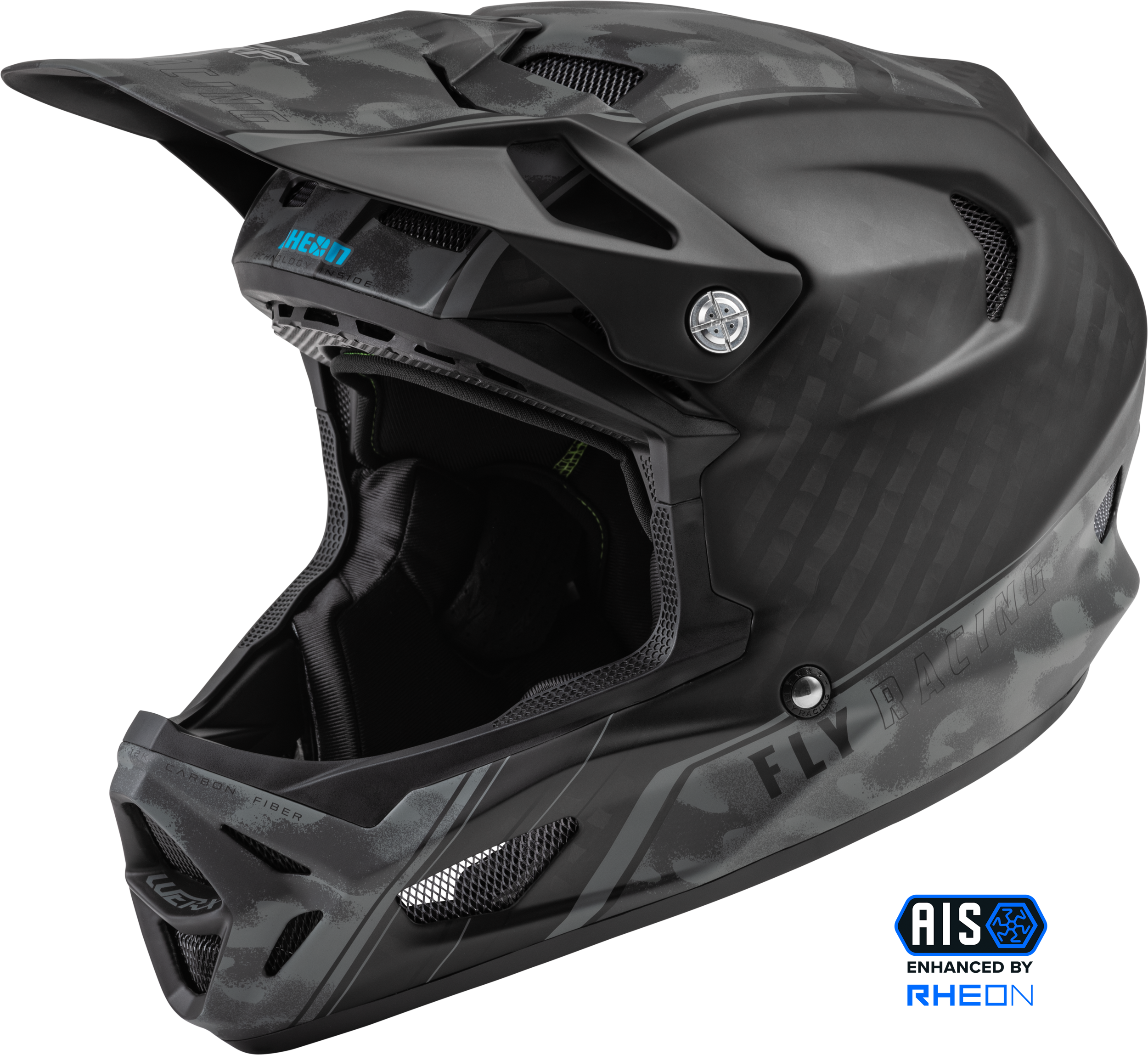 YOUTH WERX-R CARBON HELMET MATTE CAMO CARBON YL