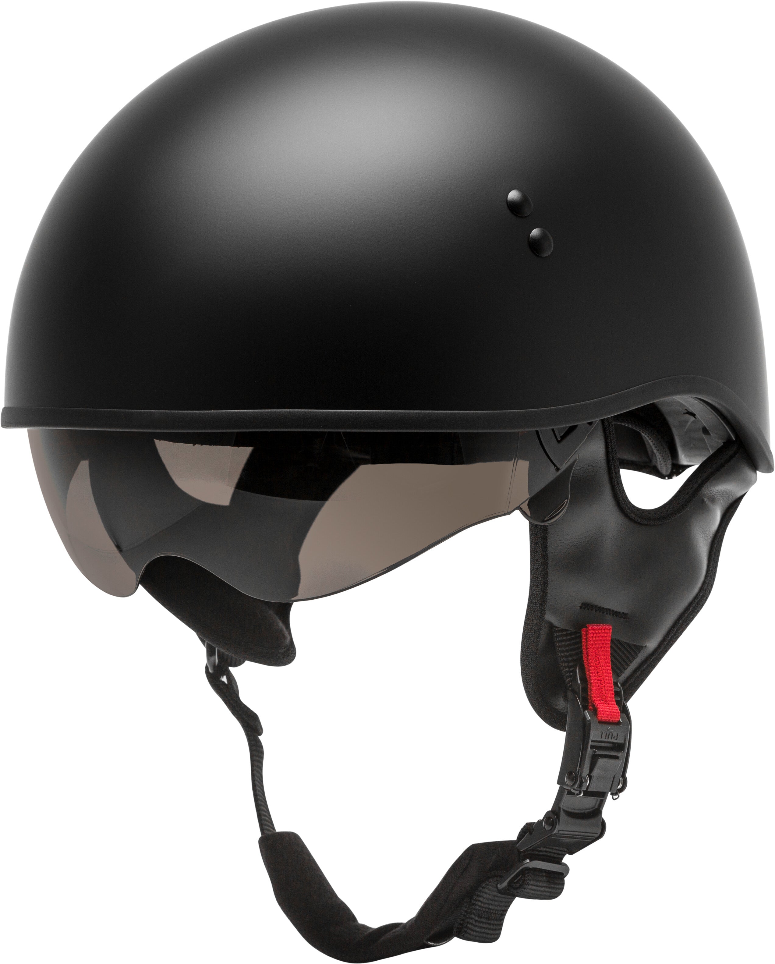 HH-65 HALF HELMET NAKED MATTE BLACK 2X