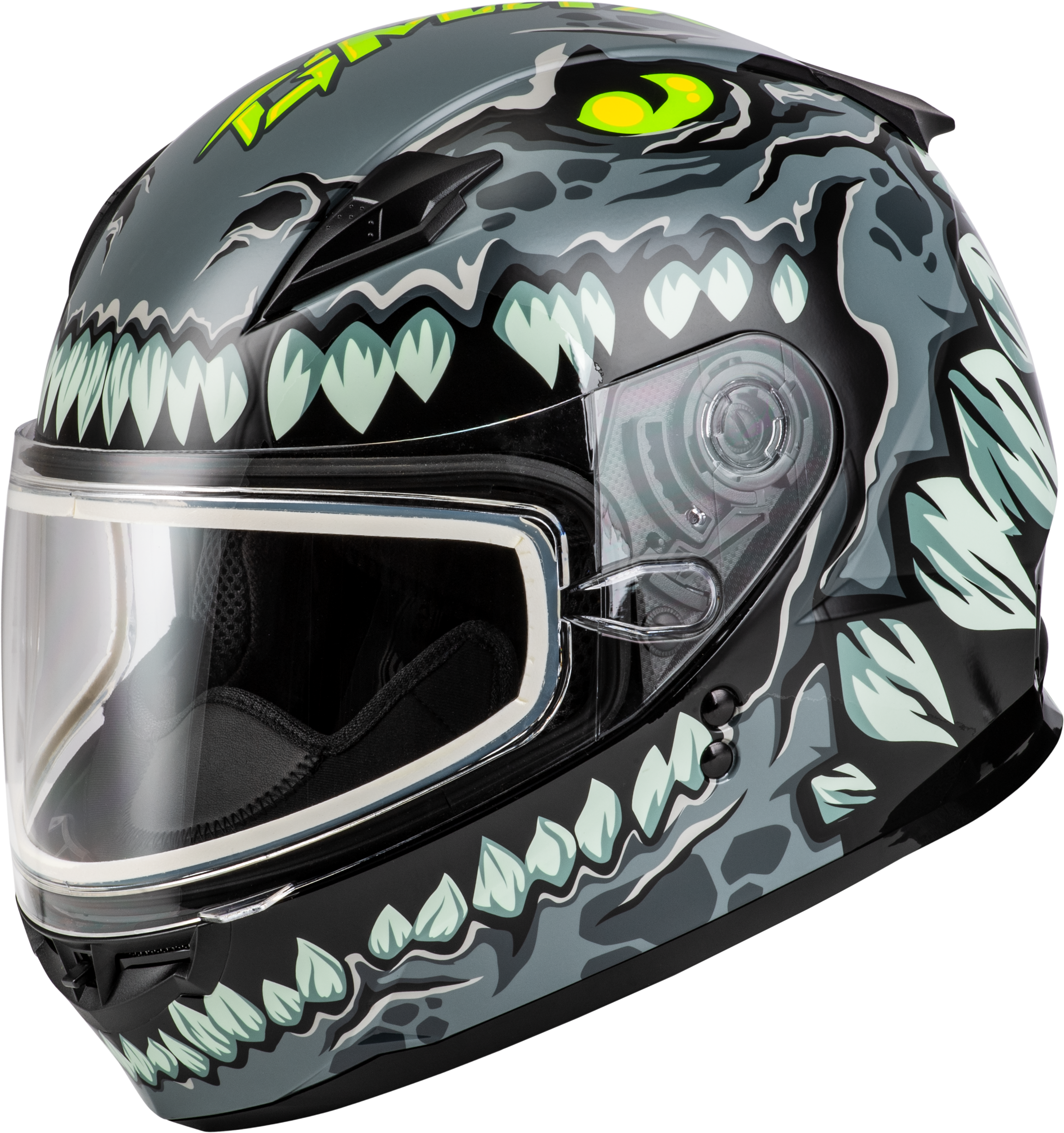 YOUTH GM-49Y DRAX SNOW HELMET GREY YS