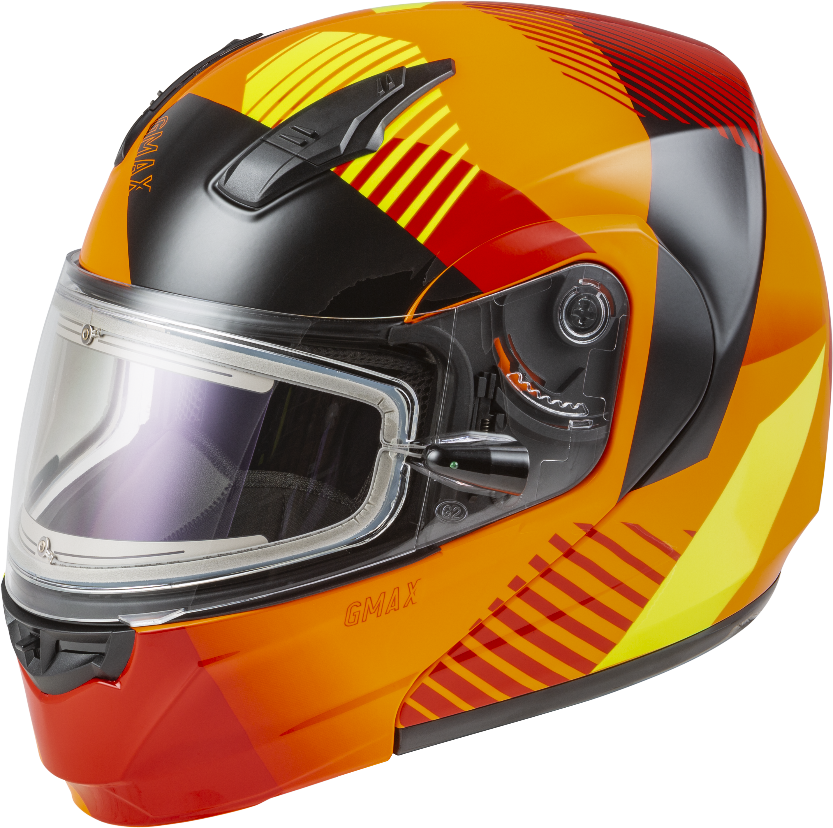 MD-04S MODULAR RESERVE W/ELEC SHIELD NEON ORANGE/HI-VIS XL