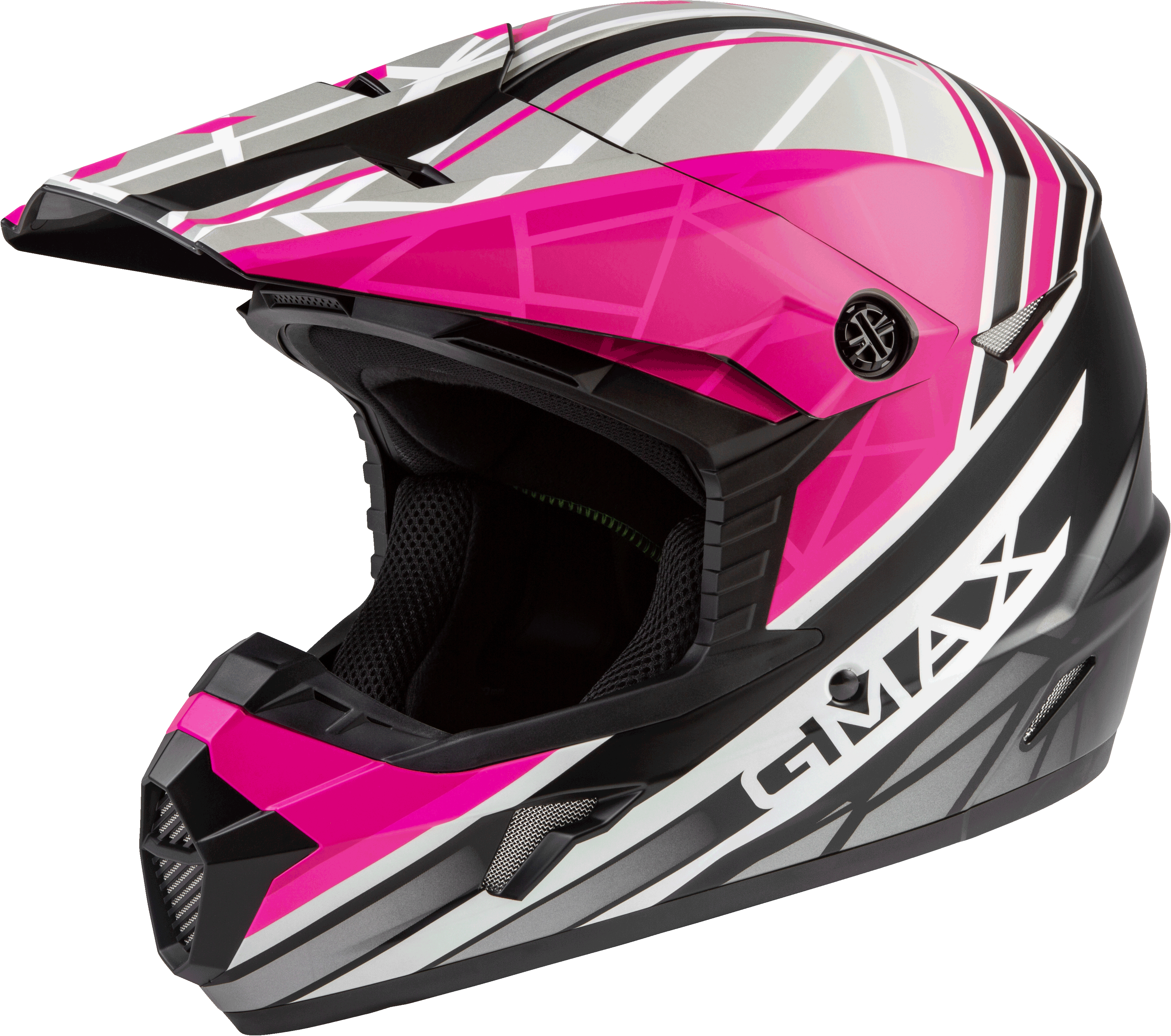 MX-46 OFF-ROAD MEGA HELMET MATTE BLACK/NEON PINK XS