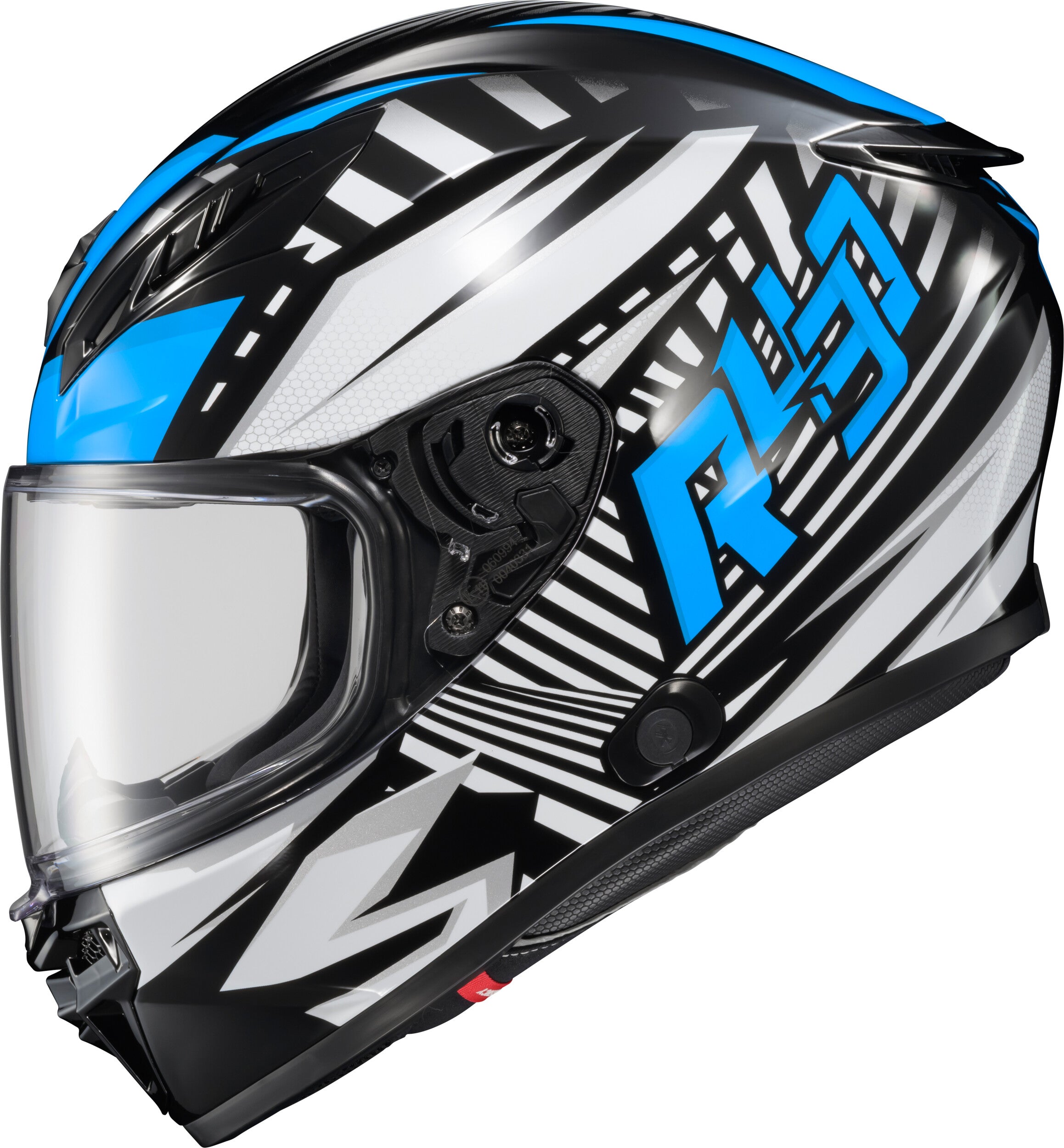 EXO-R430 FULL-FACE HELMET HEAD TRIP LIGHT BLUE LG