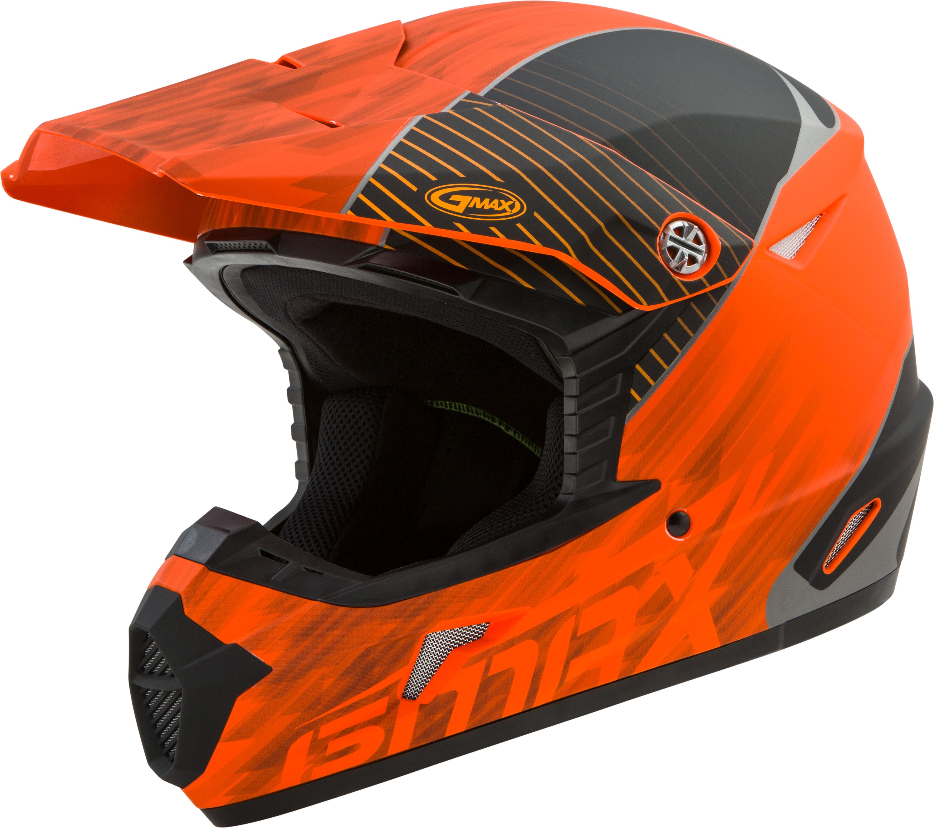 MX-46 OFF-ROAD COLFAX HELMET MATTE ORANGE/BLACK MD