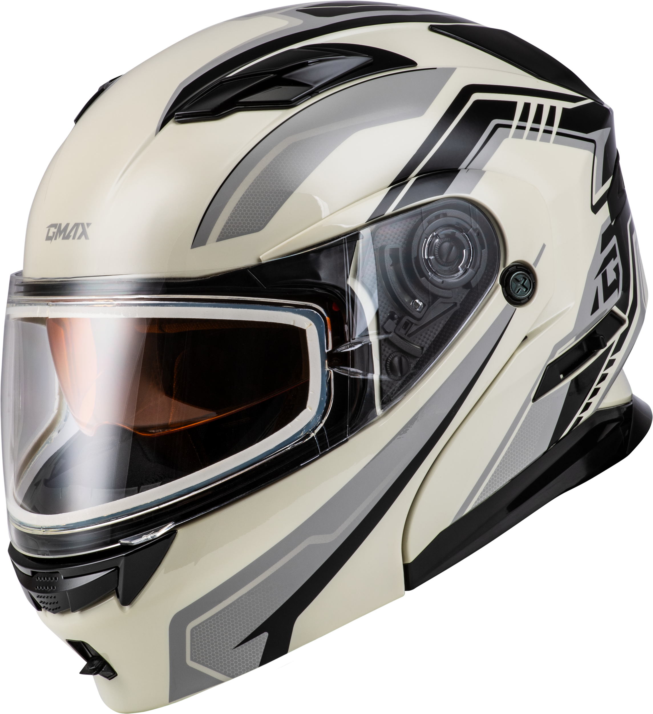 MD-01S TRANSISTOR SNOW HELMET WHITE/GREY/BLACK XL