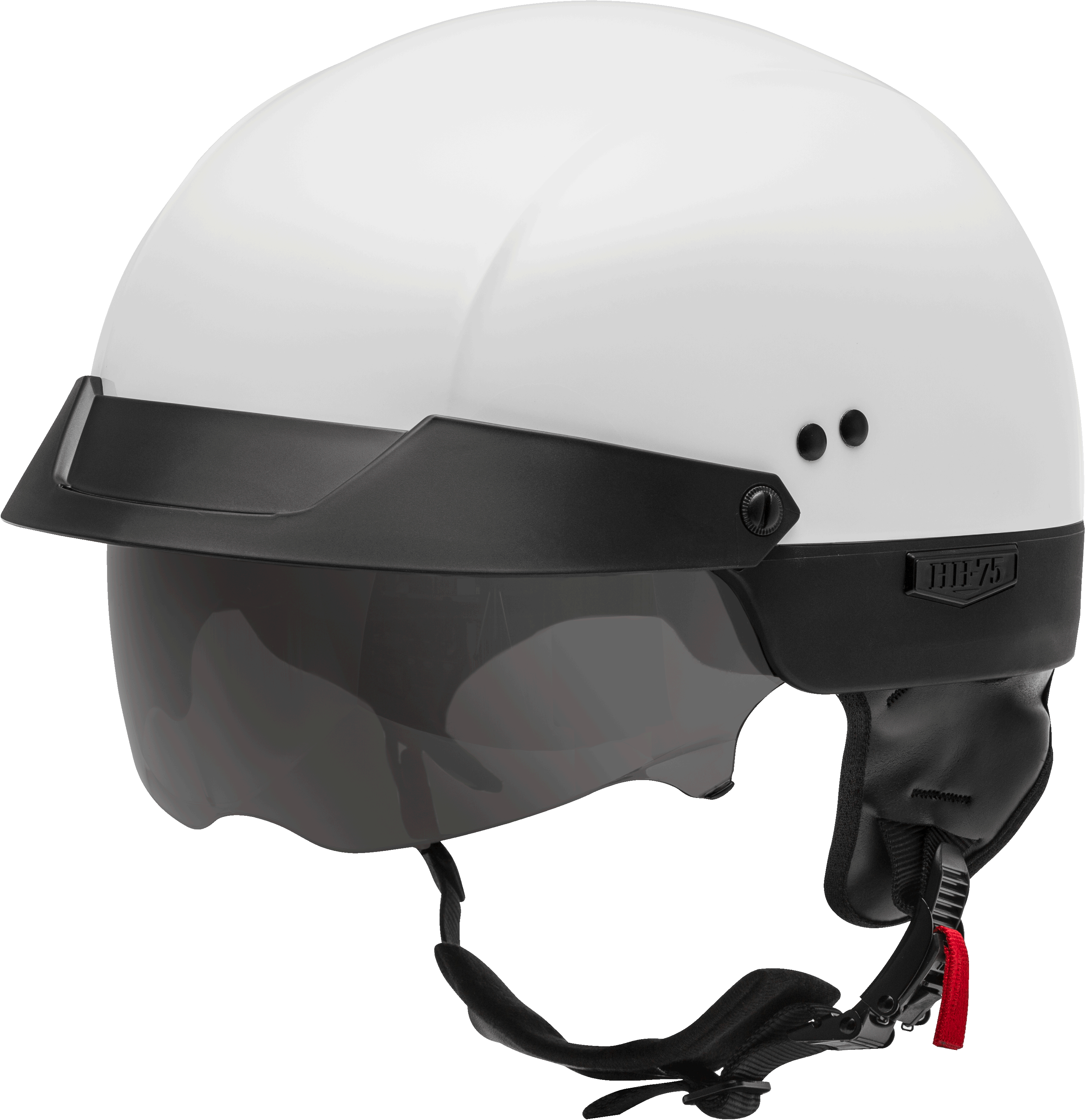 HH-75 HALF HELMET WHITE XS