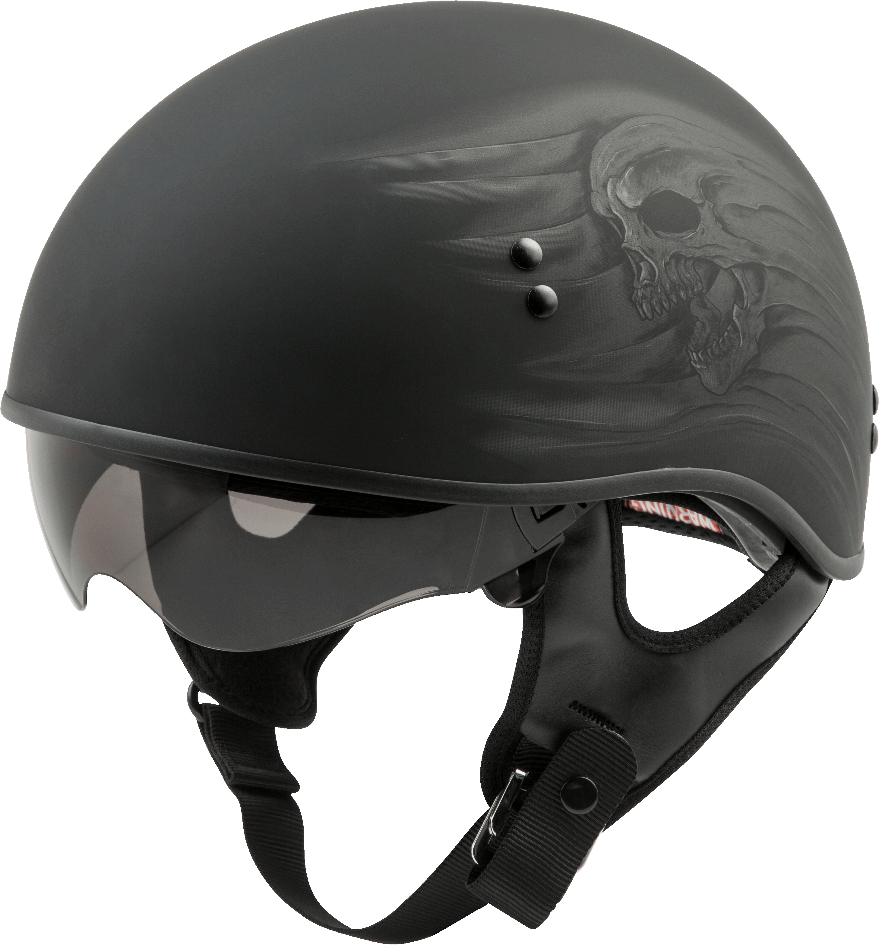 HH-65 HALF HELMET RITUAL NAKED MATTE BLACK XL