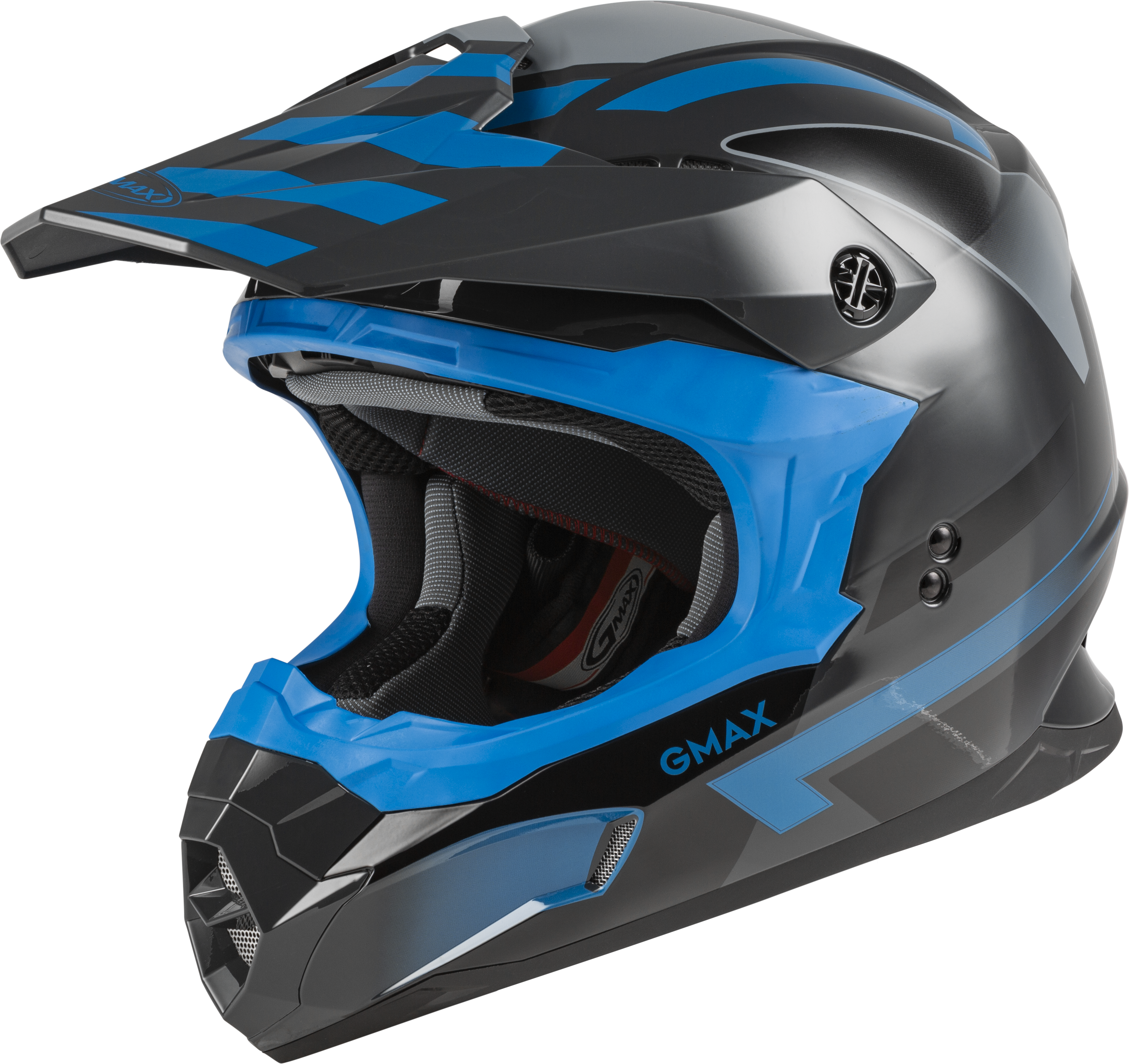 MX-86 OFF-ROAD FAME HELMET DARK GREY/BLUE/BLACK XL