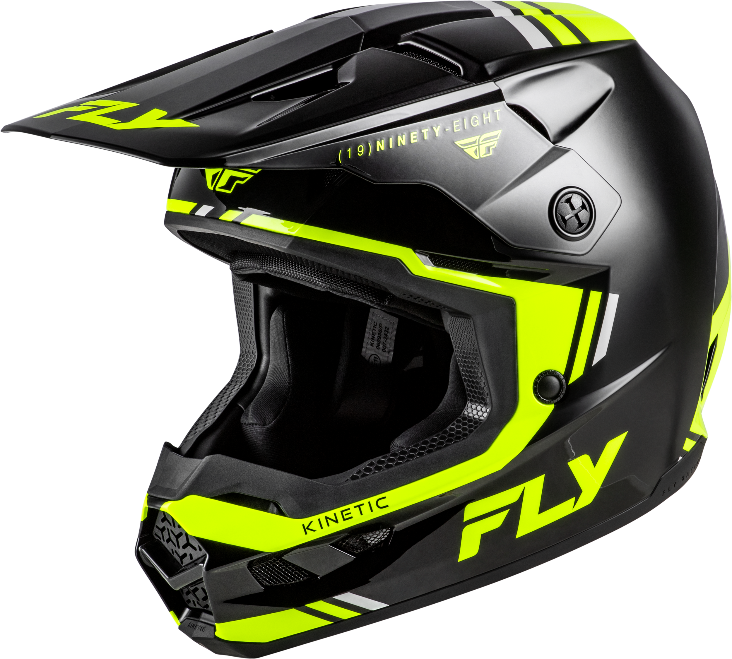 KINETIC VERDICT HELMET BLACK/HI-VIS/GREY MD