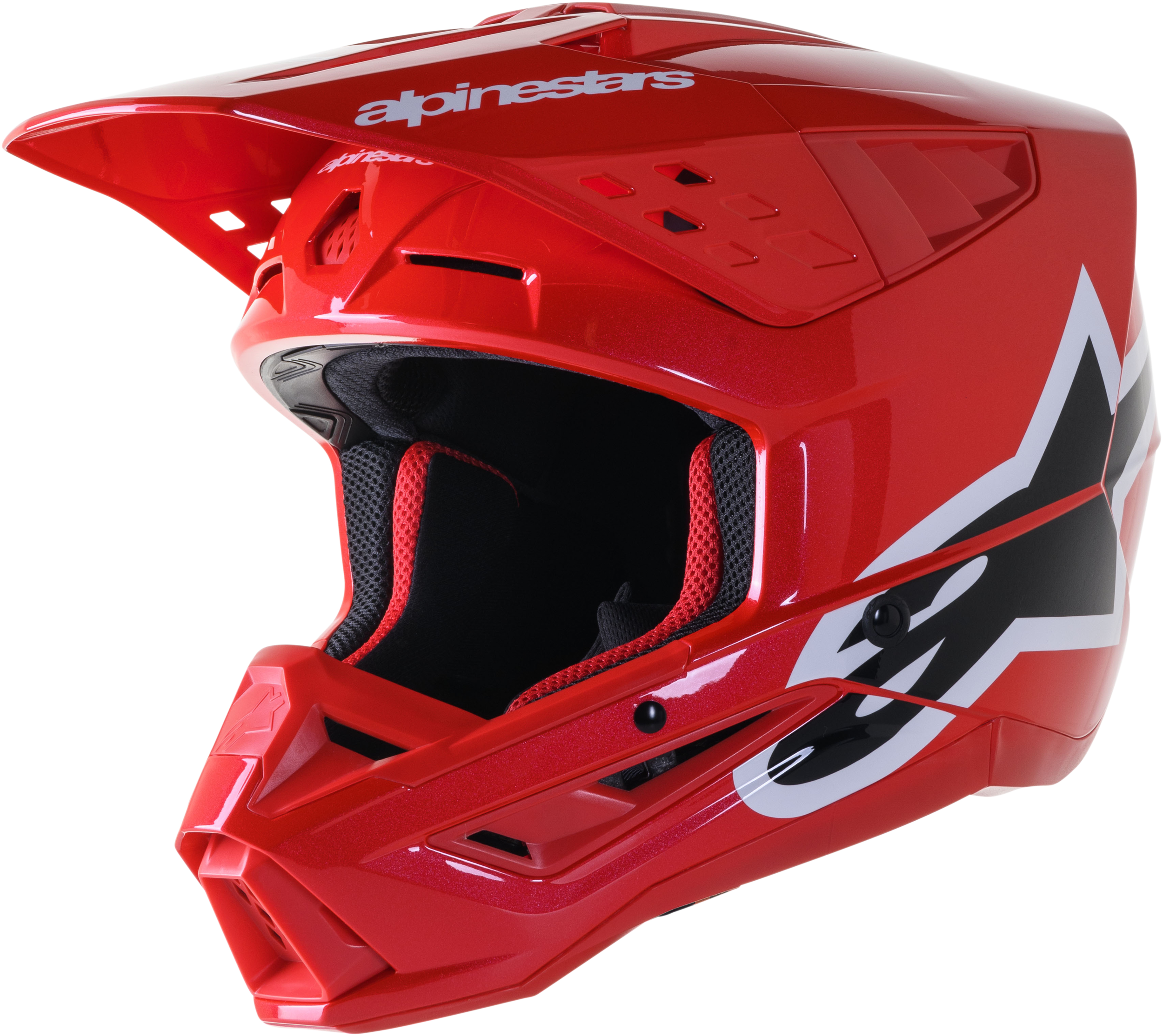 S-M5 CORP HELMET BRIGHT RED GLOSSY XL