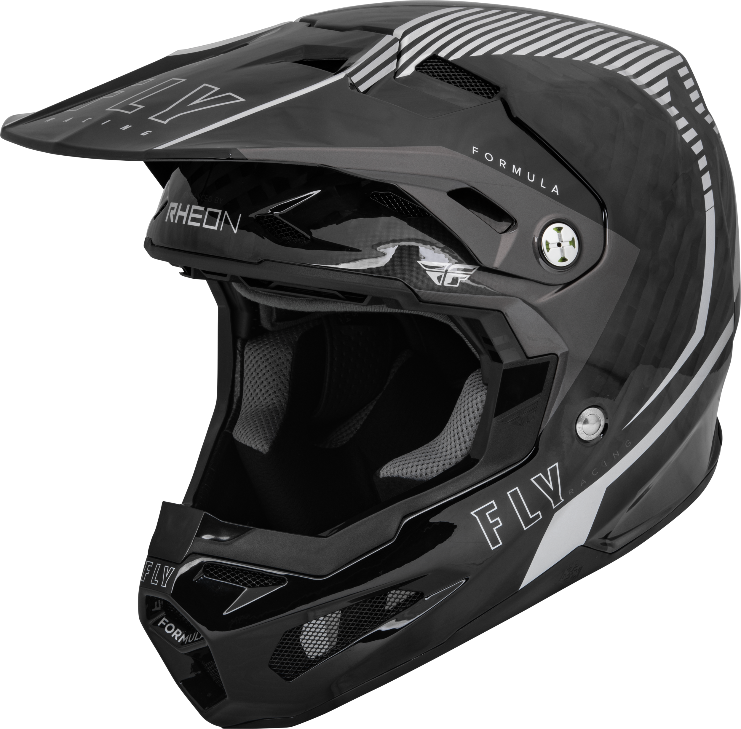 FORMULA CARBON TRACER HELMET SILVER/BLACK XL