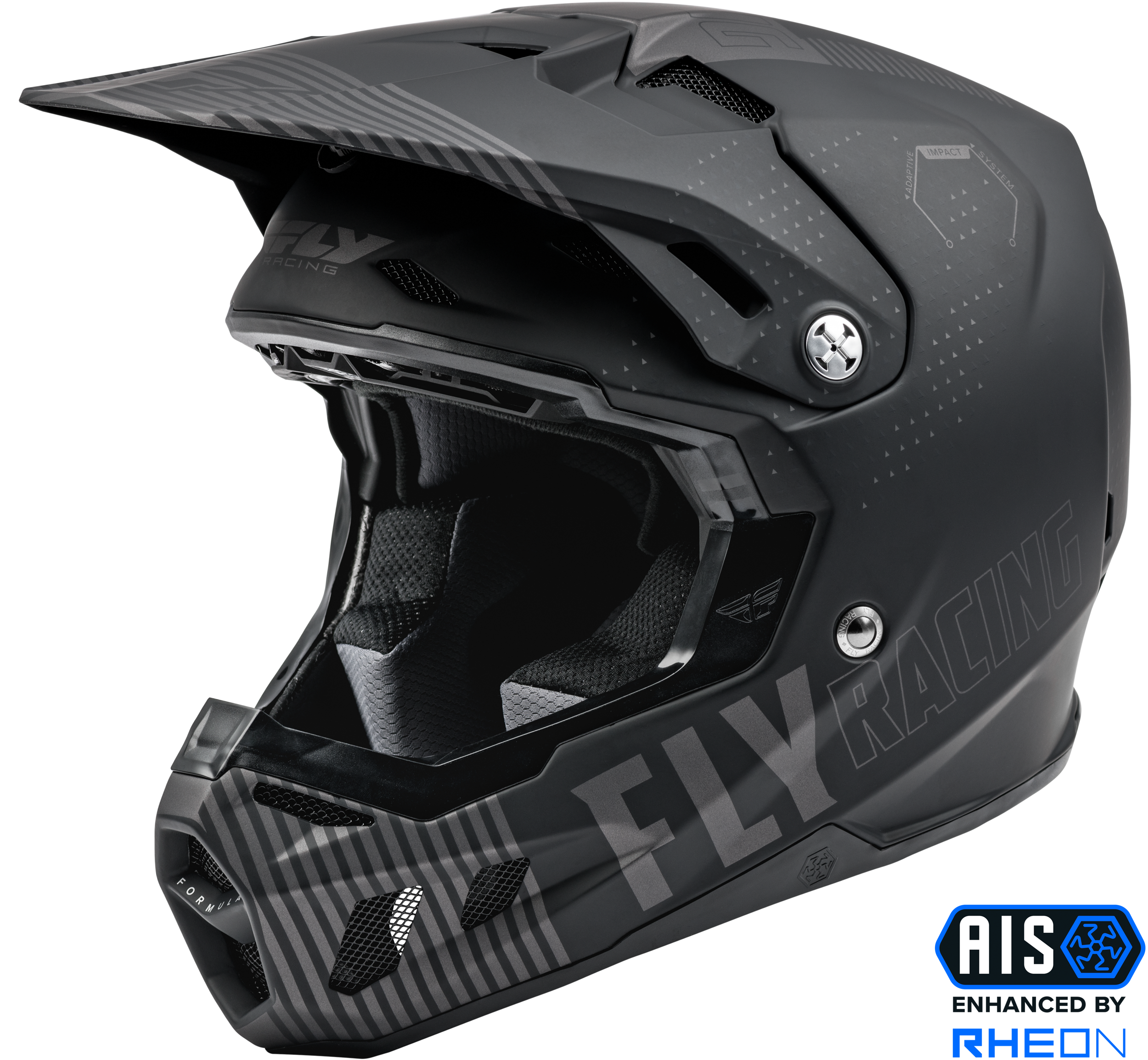 FORMULA CC PRIMARY HELMET MATTE GREY/BLACK YL