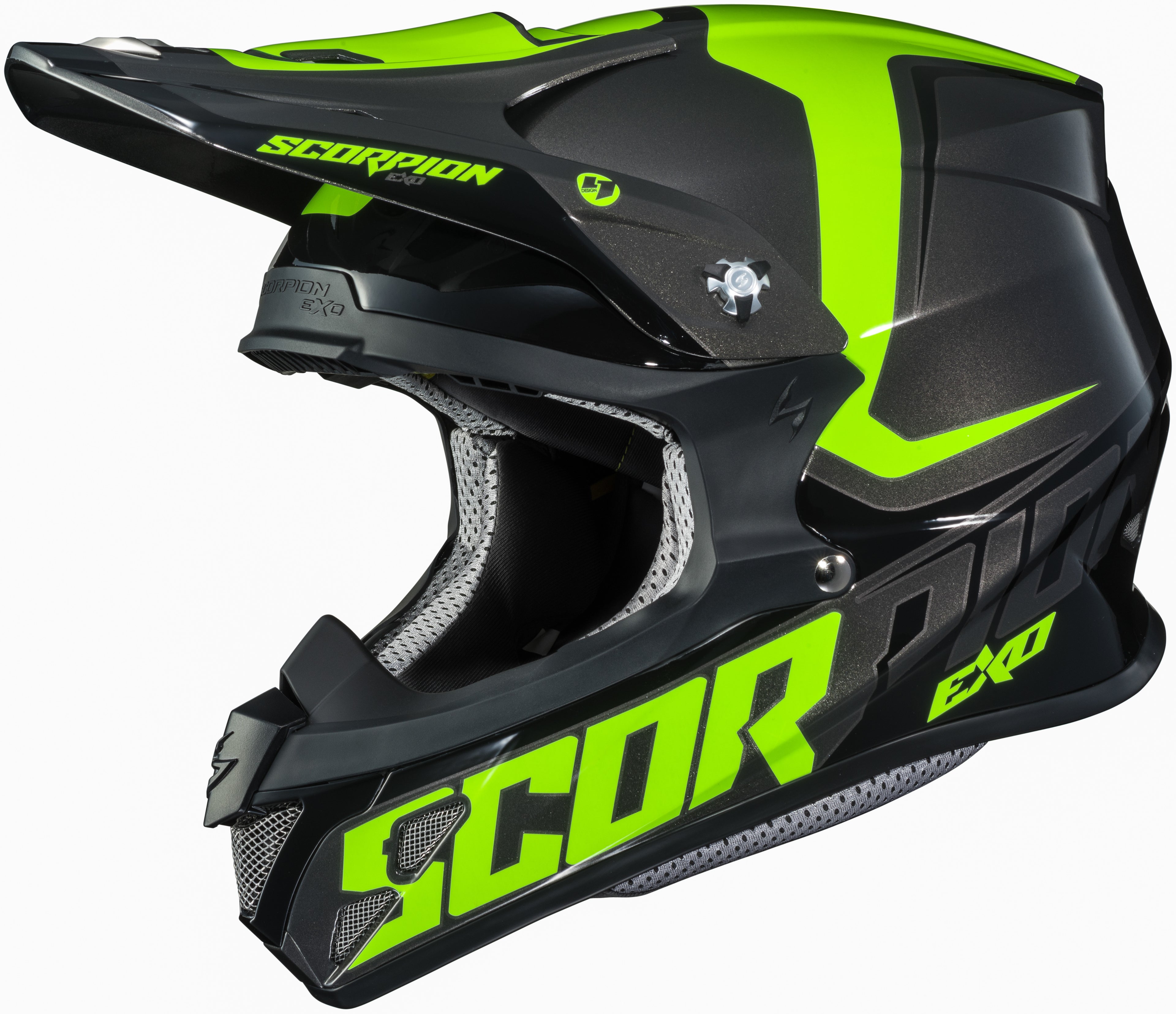 VX-R70 OFF-ROAD HELMET OZARK HI-VIS/DARK GREY MD
