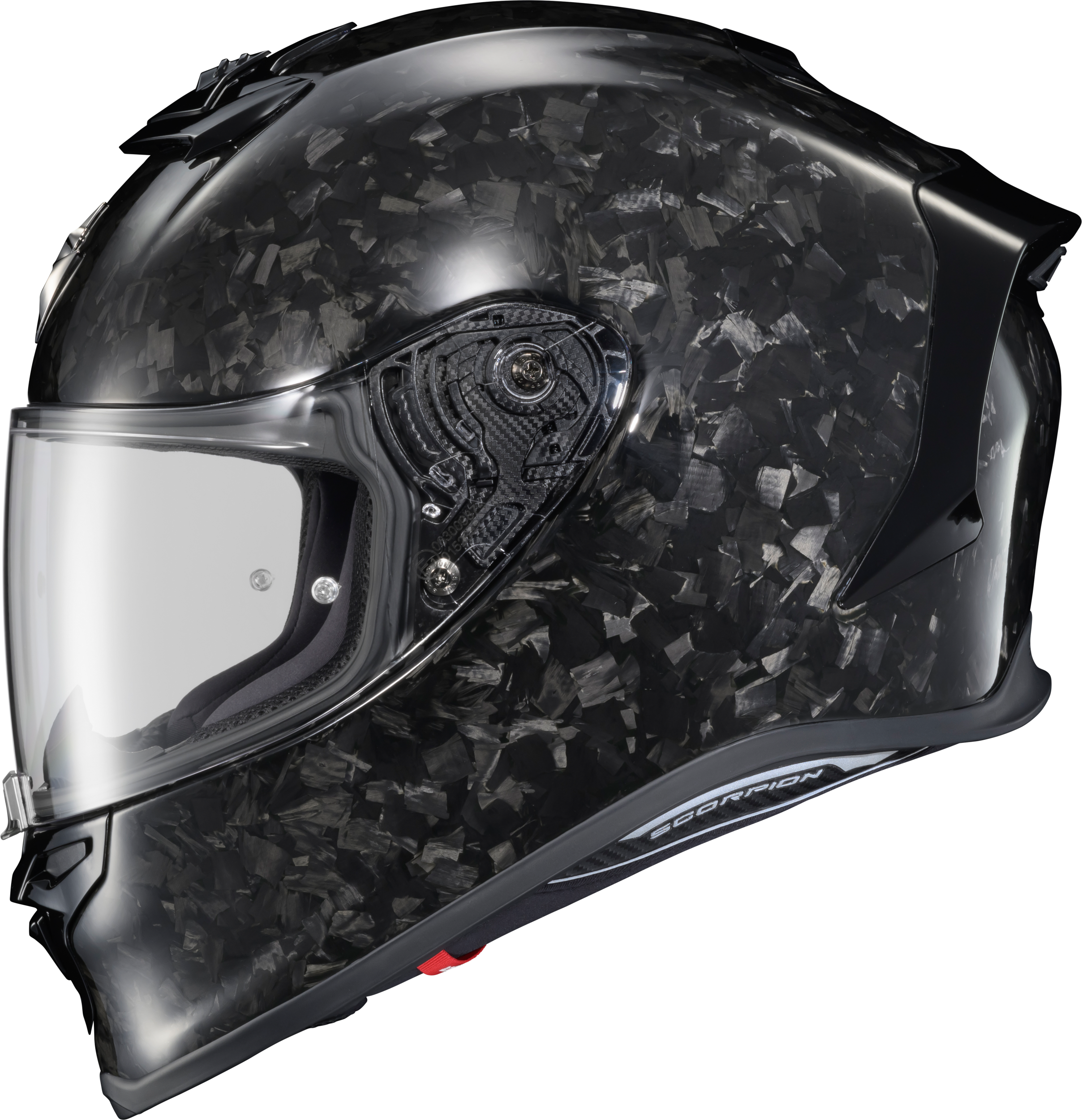 EXO-R1 AIR FULL FACE HELMET CARBON ONYX GLOSS BLACK XL