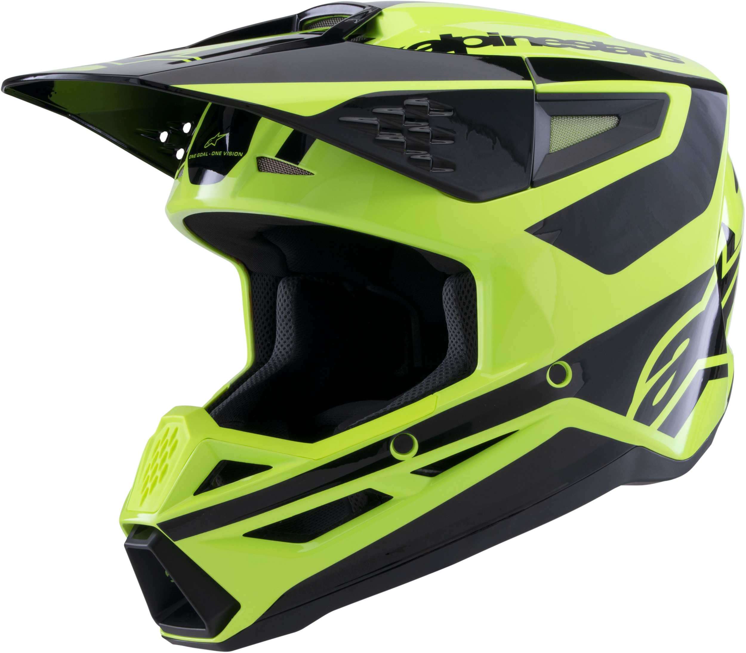 SM3 HEAT HELMET YELLOW FLUO/BLACK GLOSSY LG
