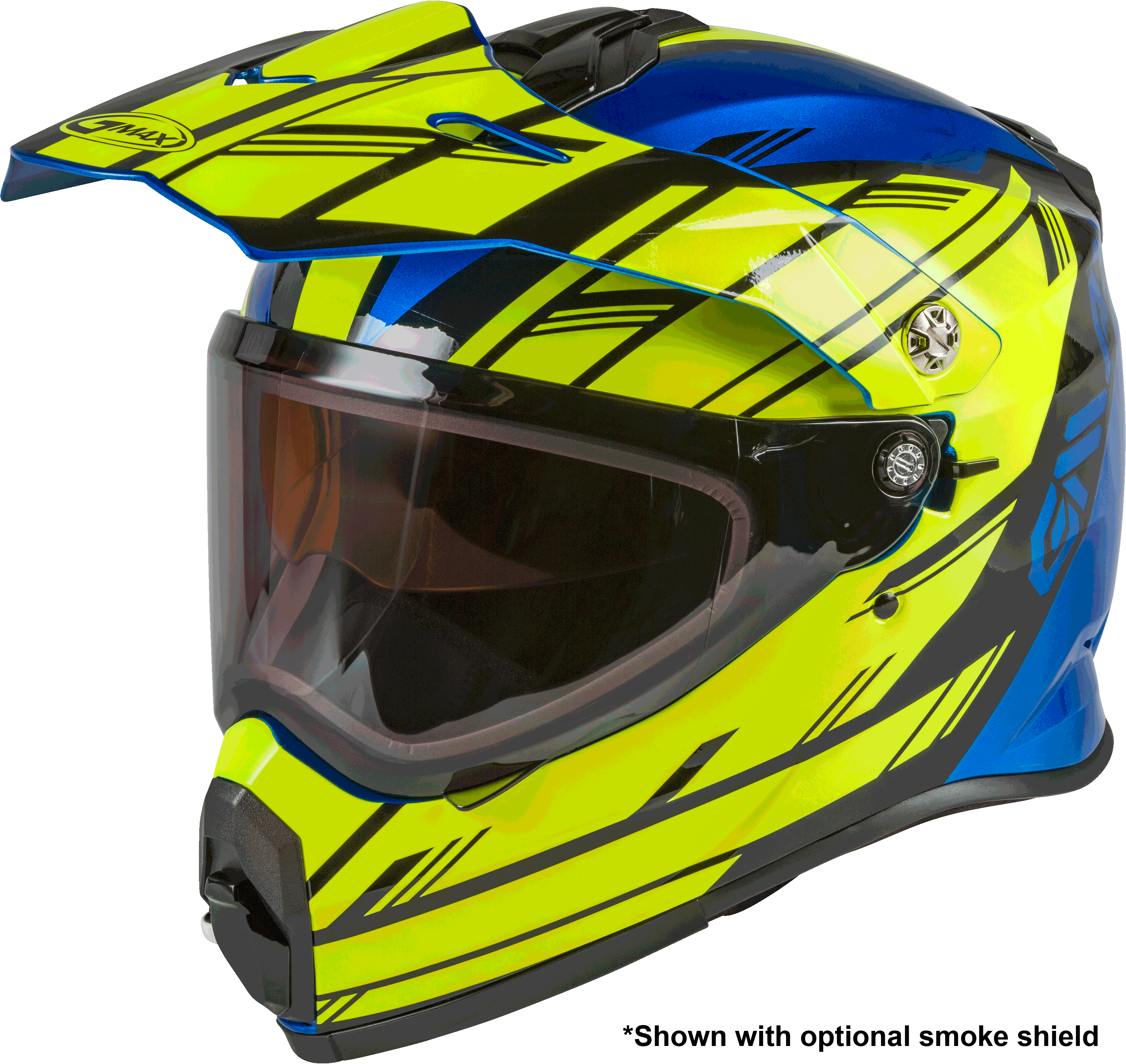 AT-21S ADVENTURE EPIC SNOW HELMET BLUE/HI-VIS/BLACK XL