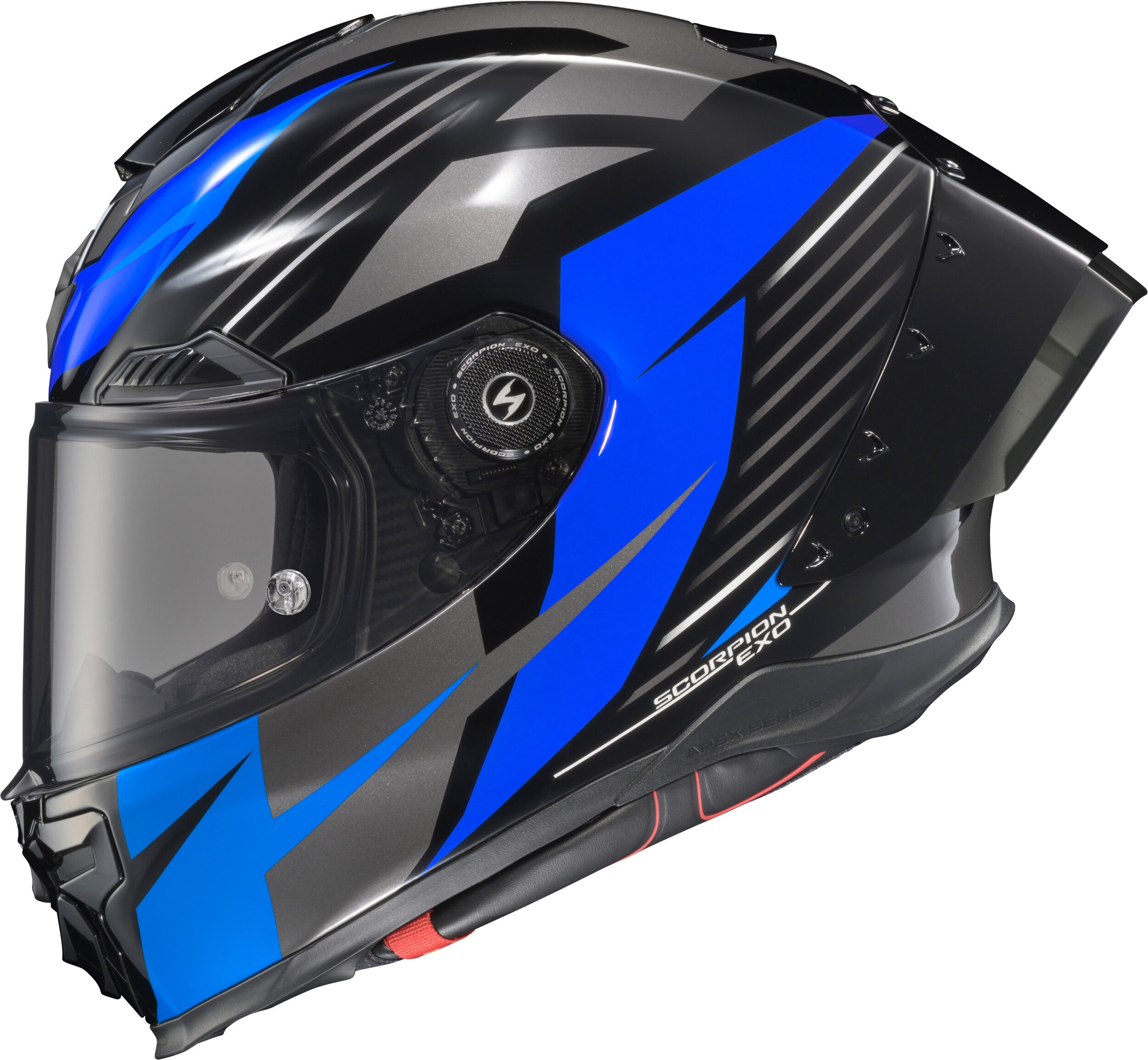 APEX EXO-WARP FULL FACE HELMET DILITHIUM BLACK/BLUE 2X