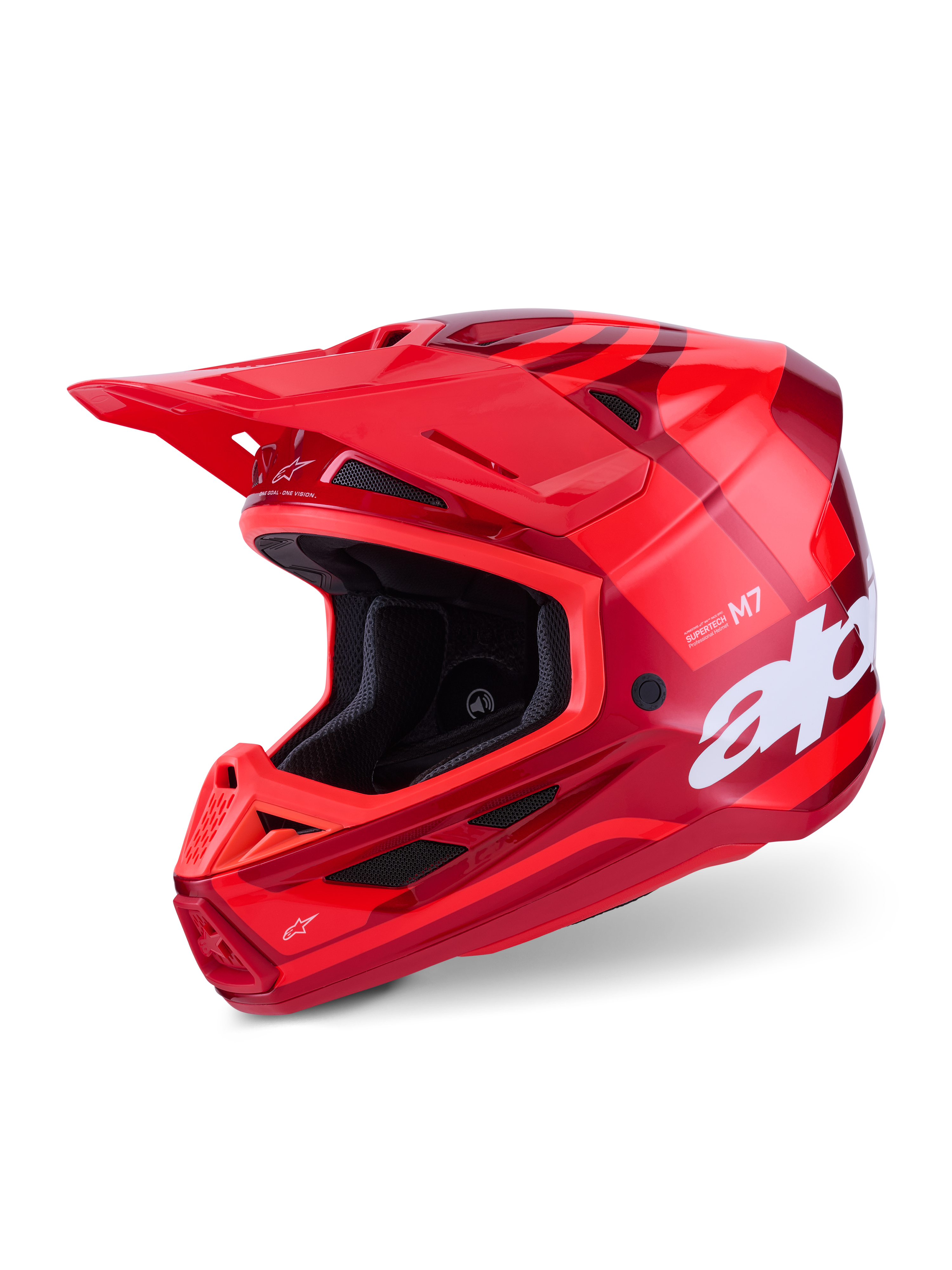 SM7 CORE HELMET RED GLOSSY MD