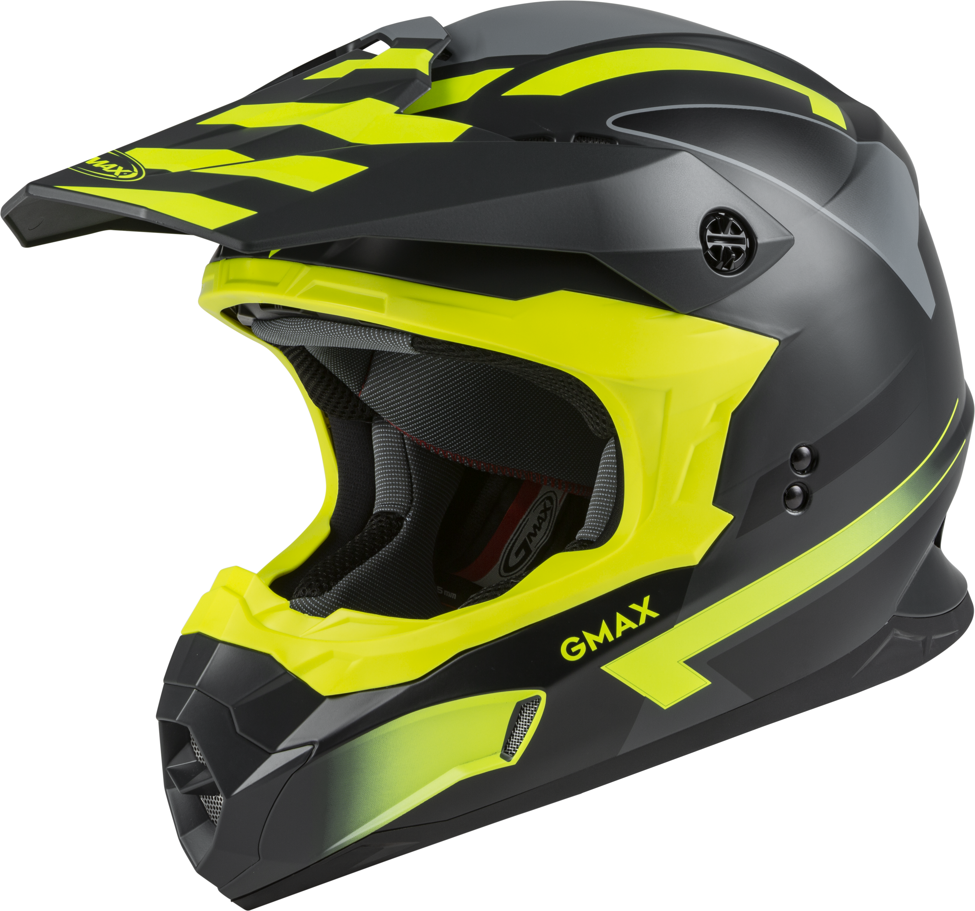 MX-86 OFF-ROAD FAME HELMET MATTE DARK GREY/HI-VIS XS