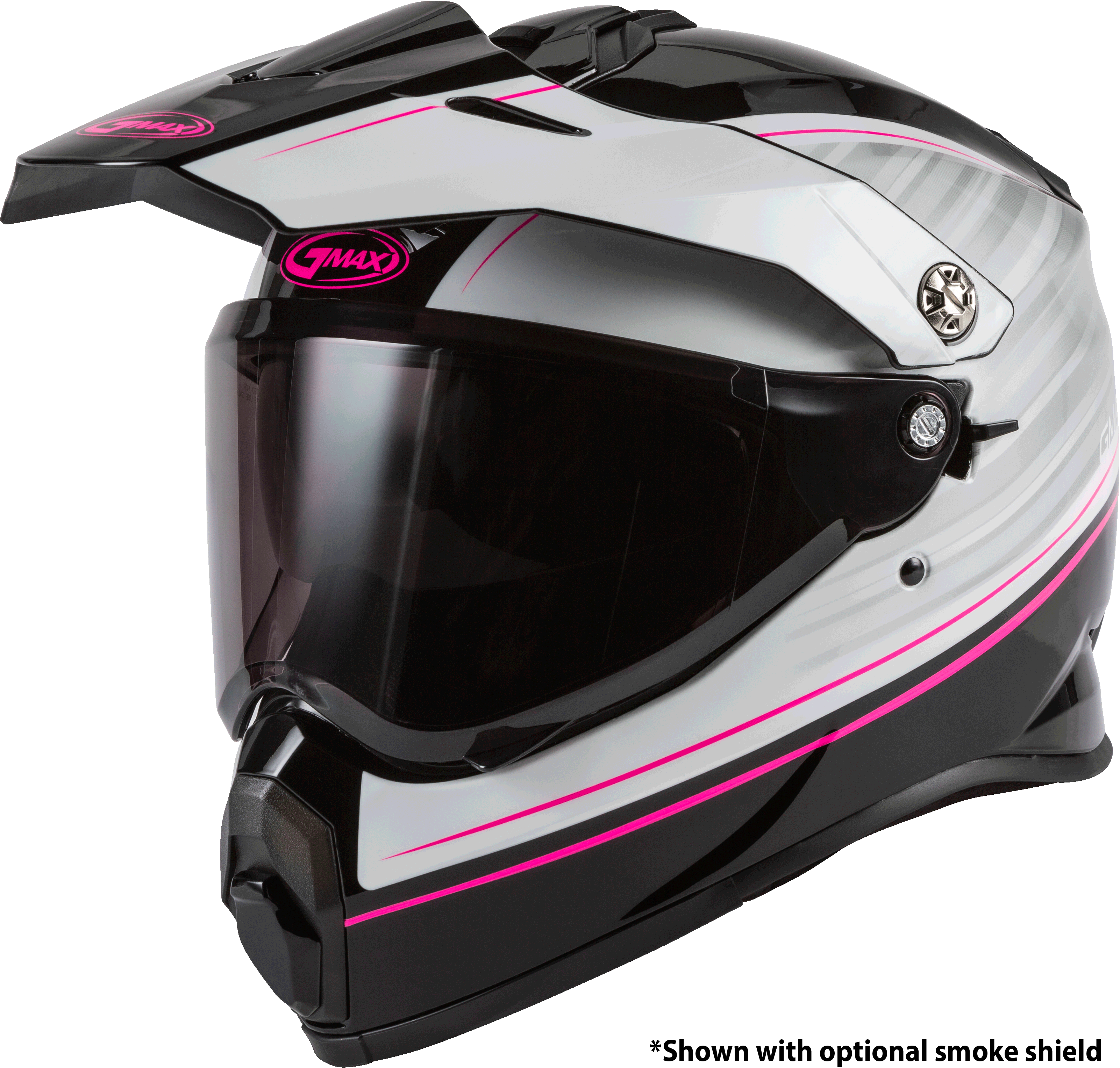 AT-21 ADVENTURE RALEY HELMET BLACK/WHITE/PINK XL