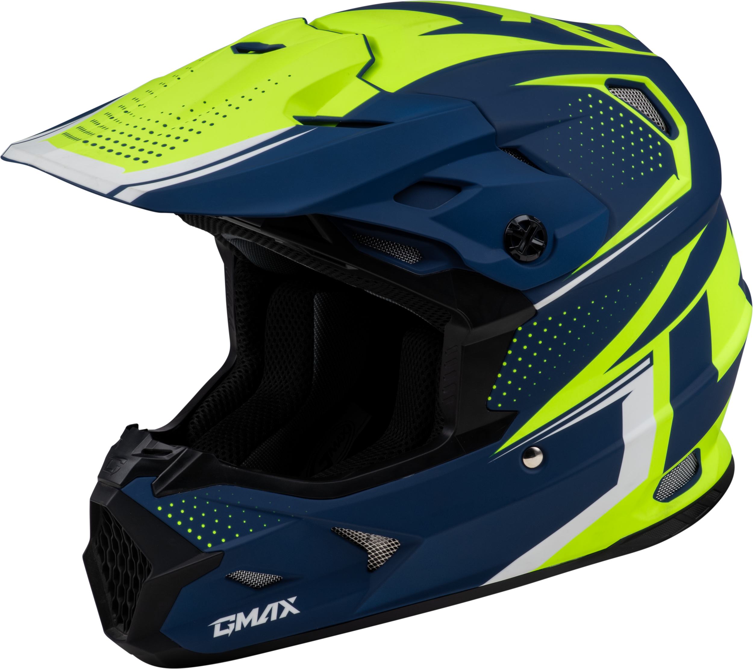 MX-96 502 HELMET MATTE BLUE/GREEN  3X