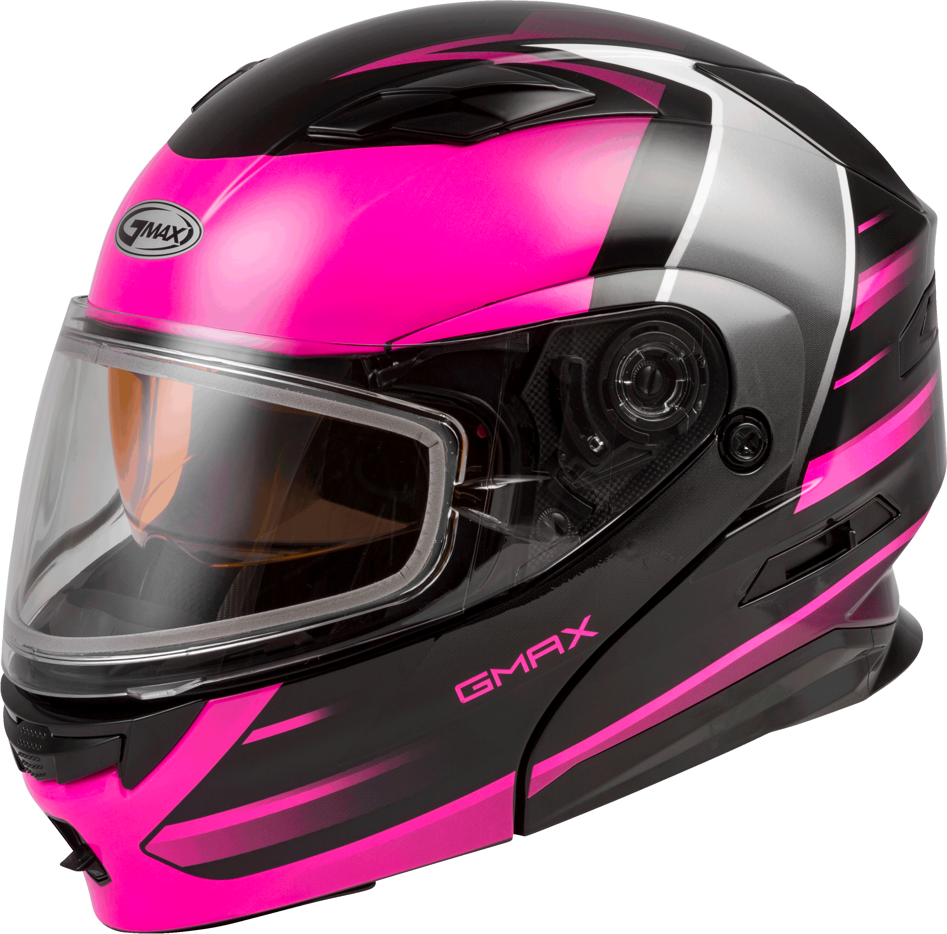 MD-01S MODULAR SNOW HELMET DESCENDANT BLACK/PINK/WHITE MD