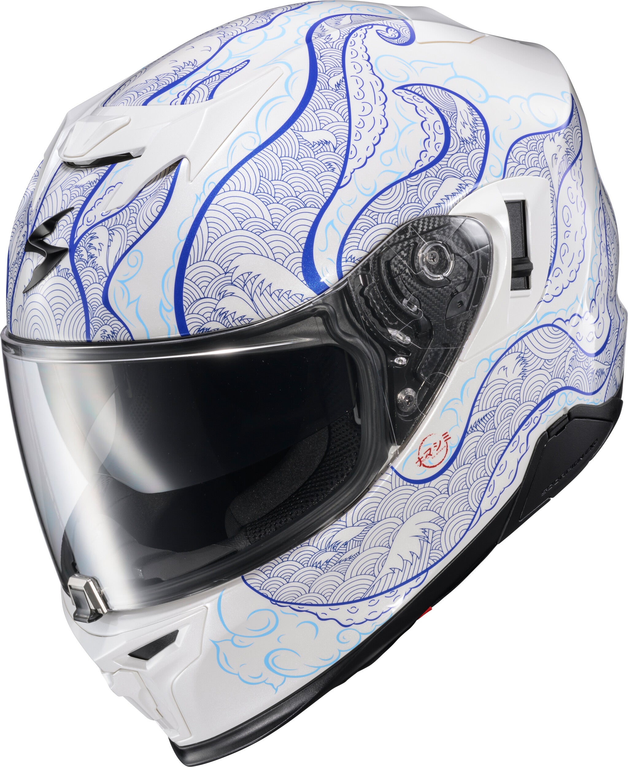 EXO-T520 HELMET NAMA-SHIMI WHITE/BLUE XS