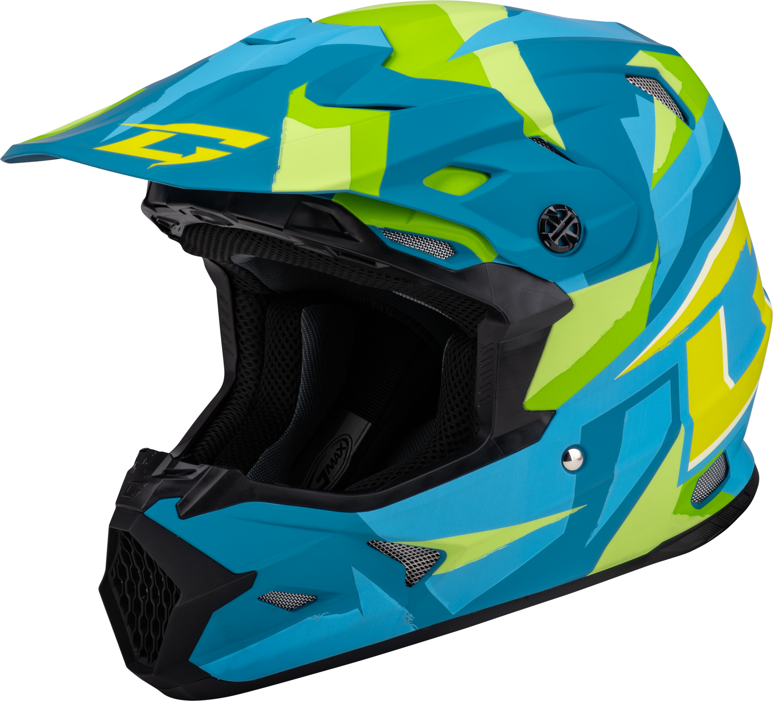 MX-96 SPLINTER HELMET MATTE BLUE/GREEN 3X