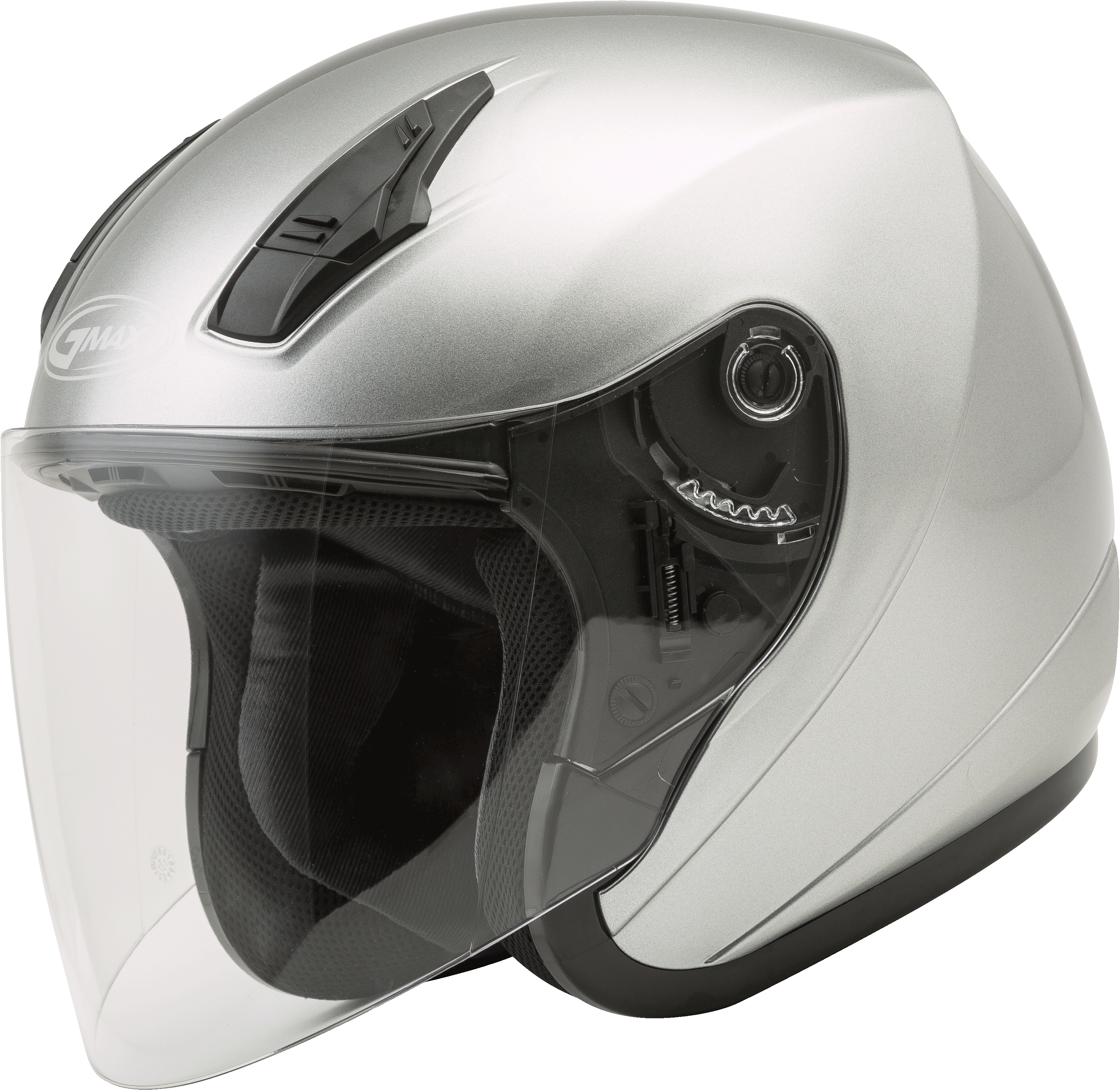 OF-17 OPEN-FACE HELMET DARK SILVER LG