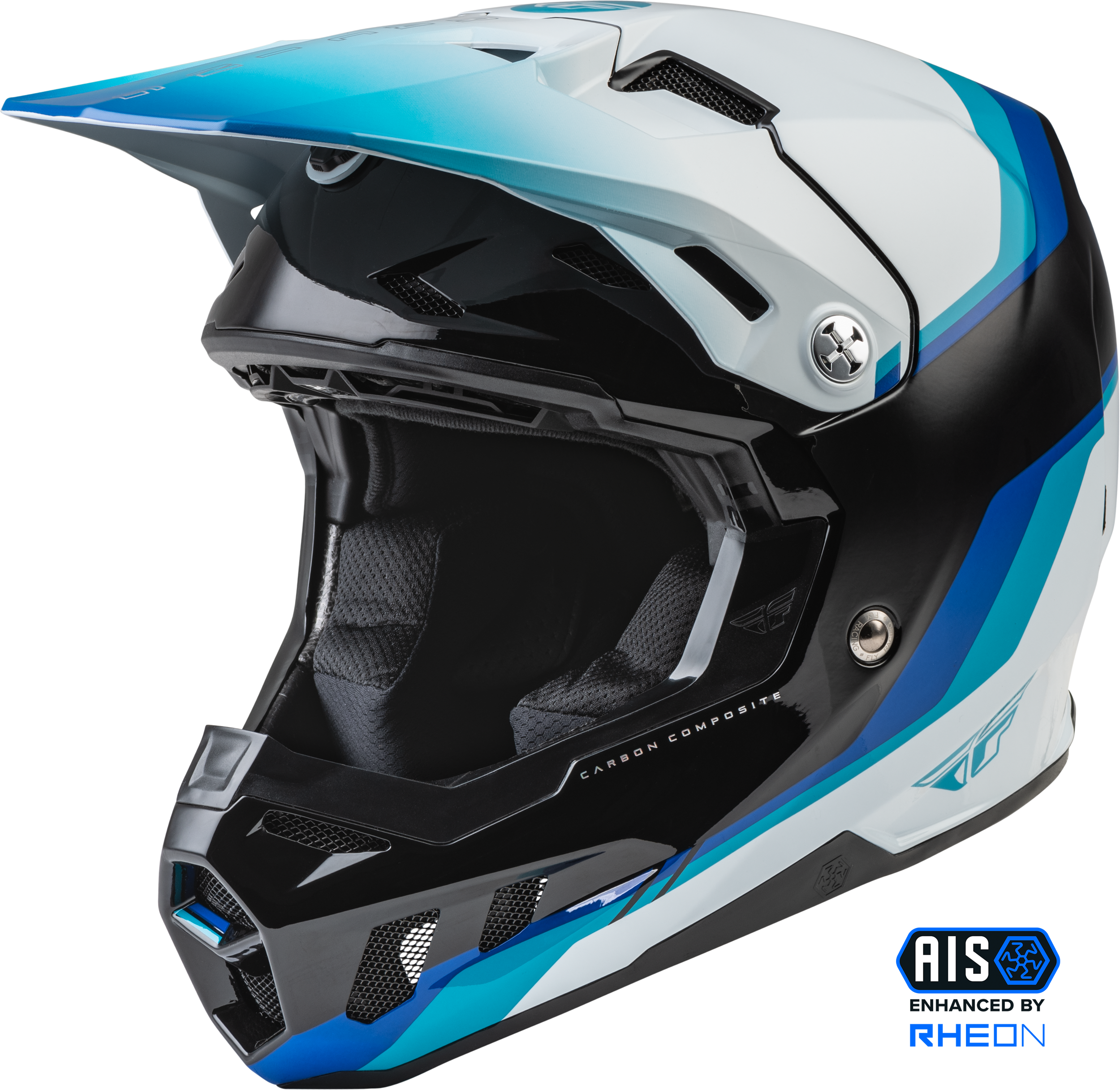 FORMULA CC DRIVER HELMET BLACK/BLUE/WHITE 2X