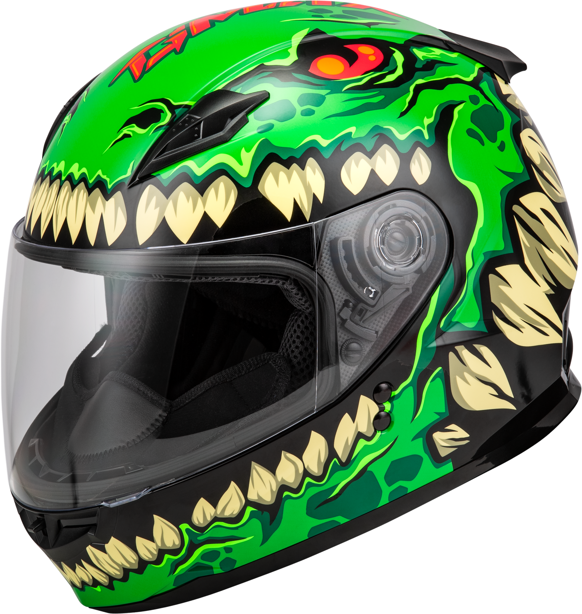 YOUTH GM-49Y DRAX HELMET GREEN YS
