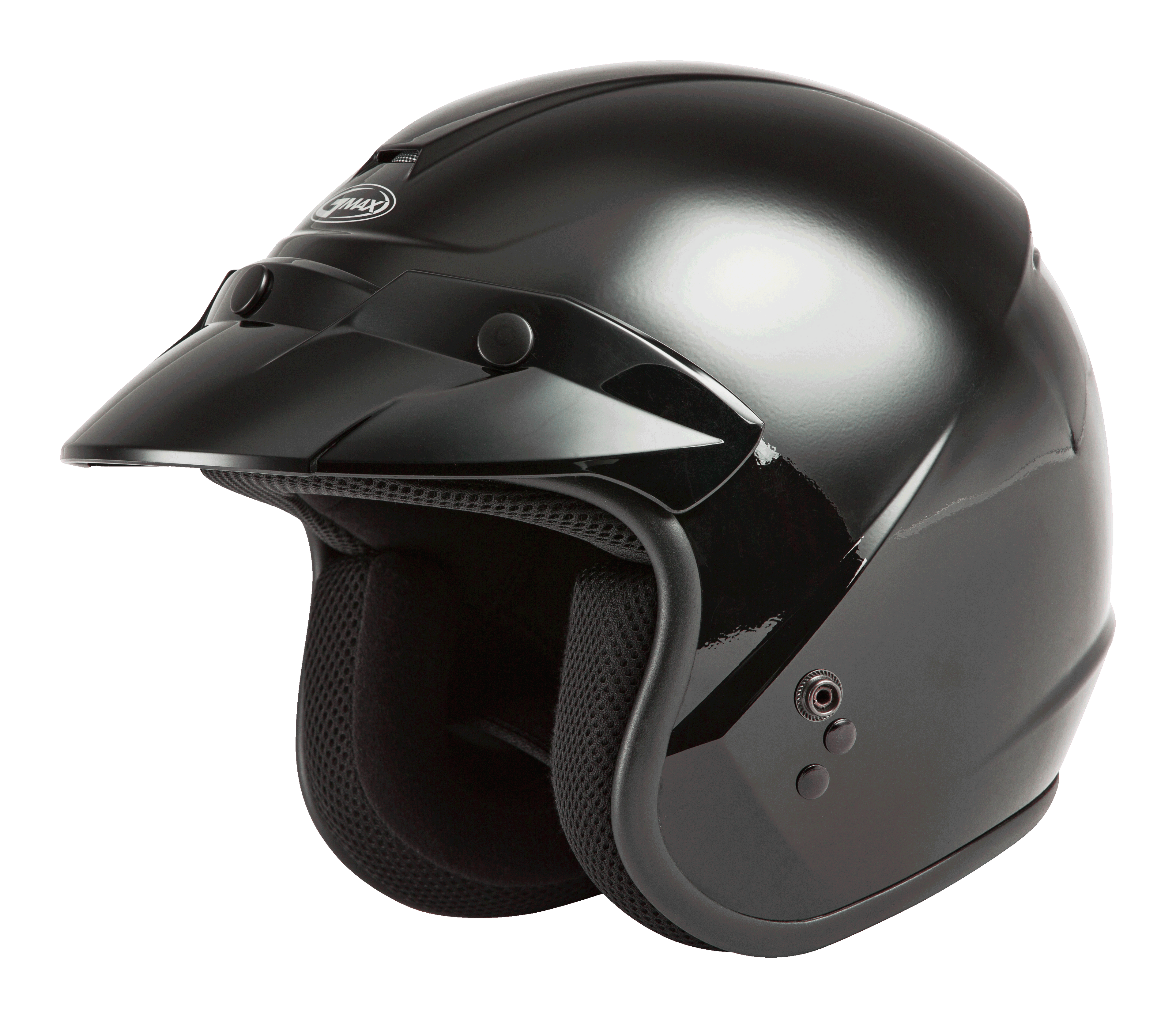 OF-2 OPEN-FACE HELMET BLACK MD
