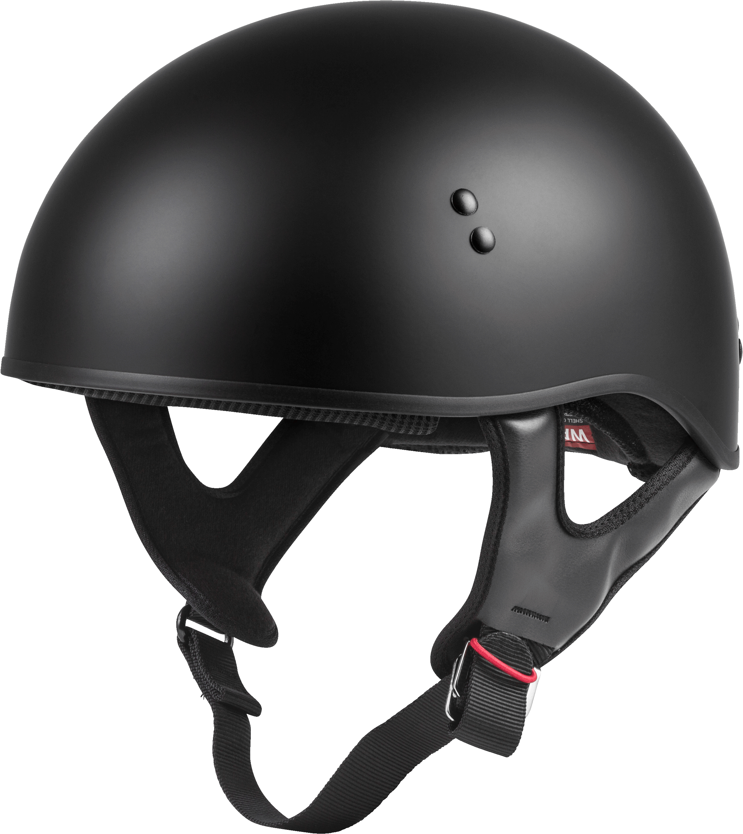 HH-45 HALF HELMET NAKED MATTE BLACK LG