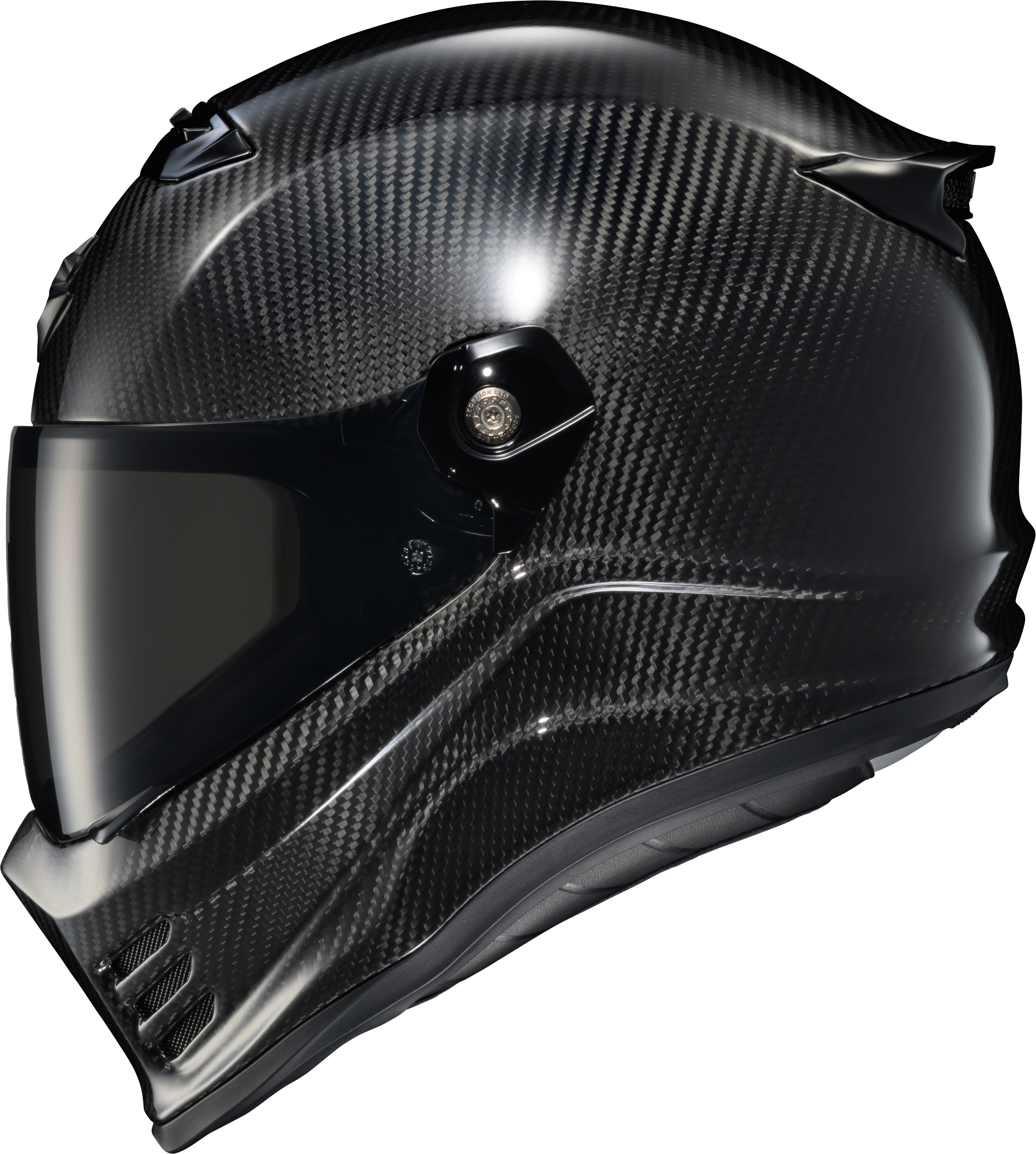 COVERT FX CARBON FULL FACE HELMET GLOSS BLACK 3X