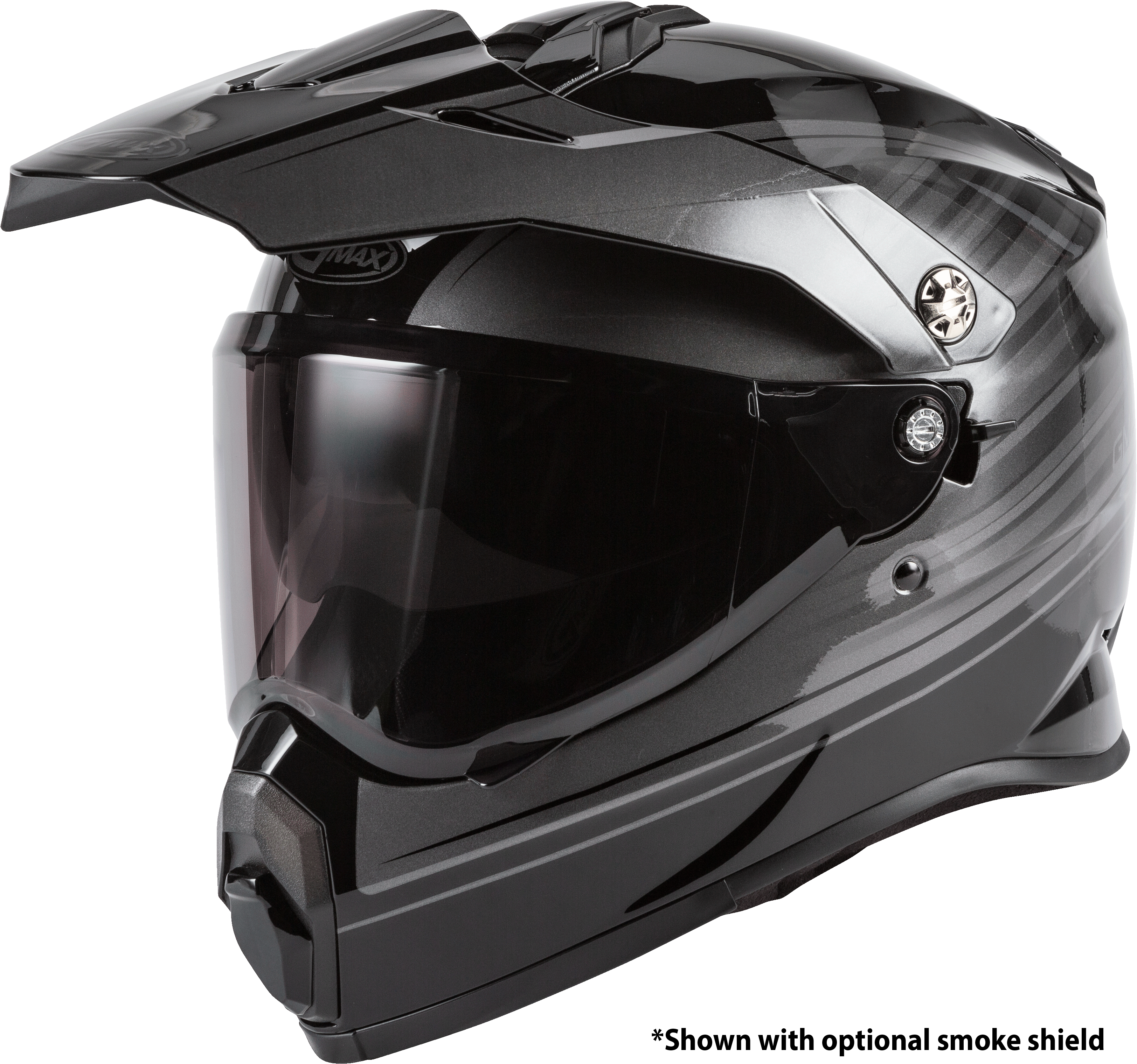 AT-21 ADVENTURE RALEY HELMET BLACK/GREY MD