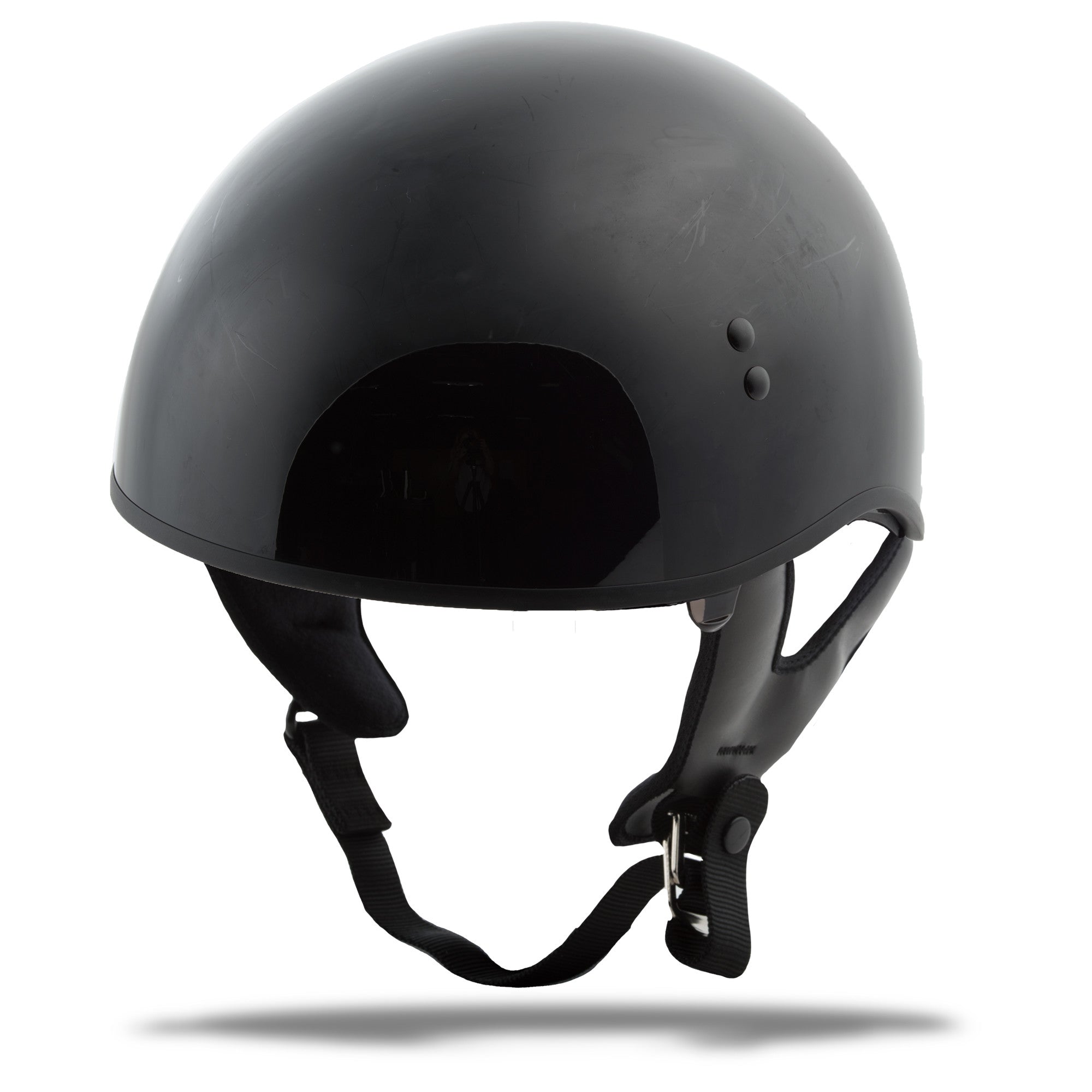 HH-65 HALF HELMET NAKED BLACK SM