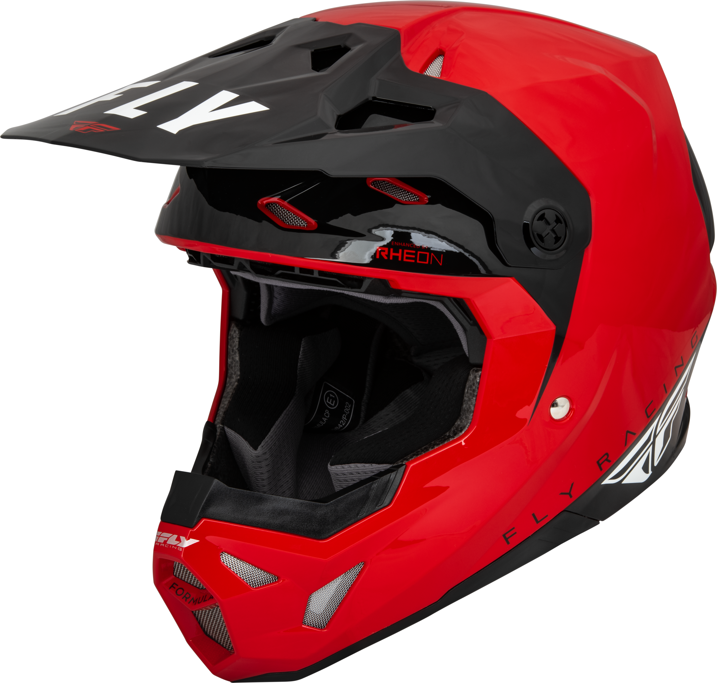 YOUTH FORMULA CP SLANT HELMET RED/BLACK/WHITE YL