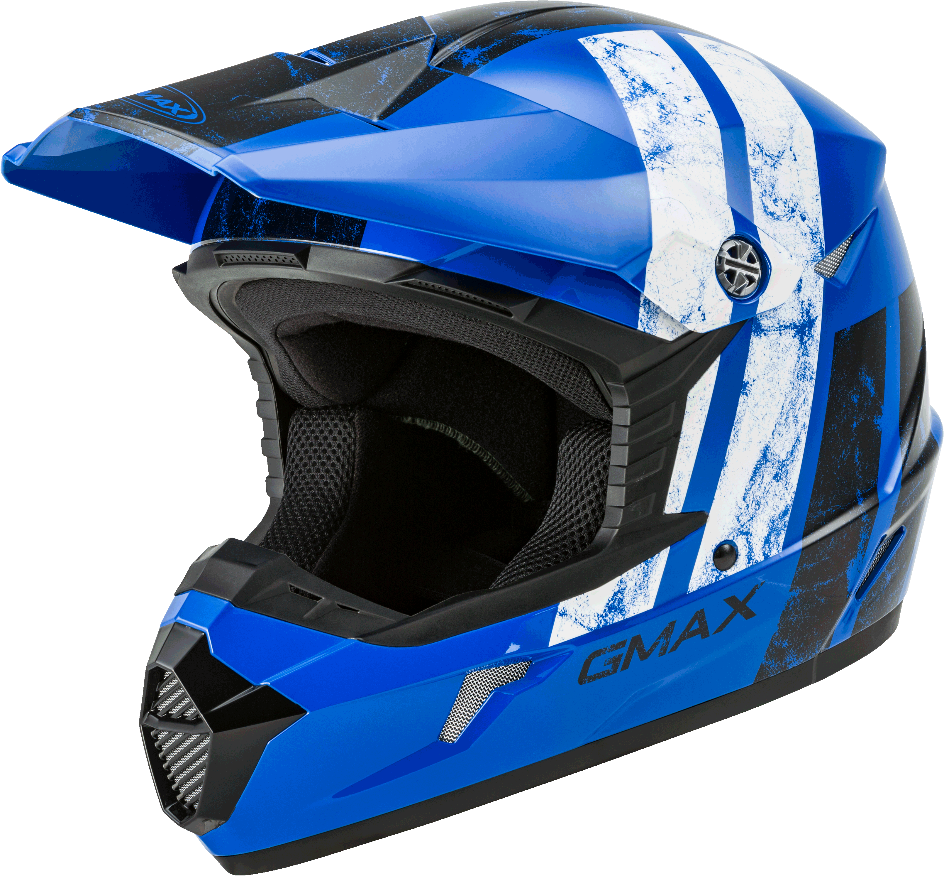 YOUTH MX-46Y OFF-ROAD DOMINANT HELMET BLUE/BLACK/WHITE YL