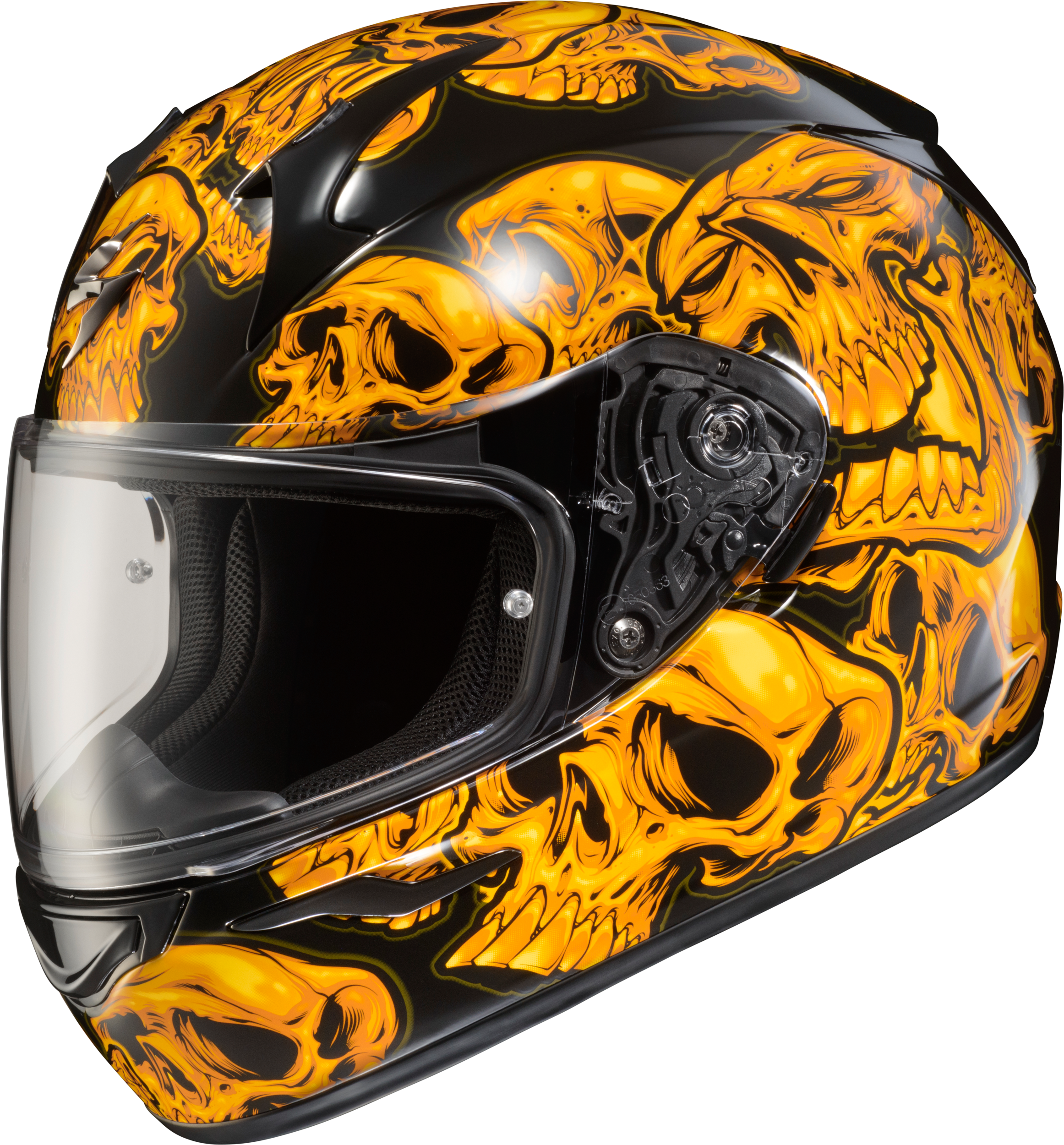 EXO-R320 FULL-FACE HELMET SKULL-E ORANGE 2X