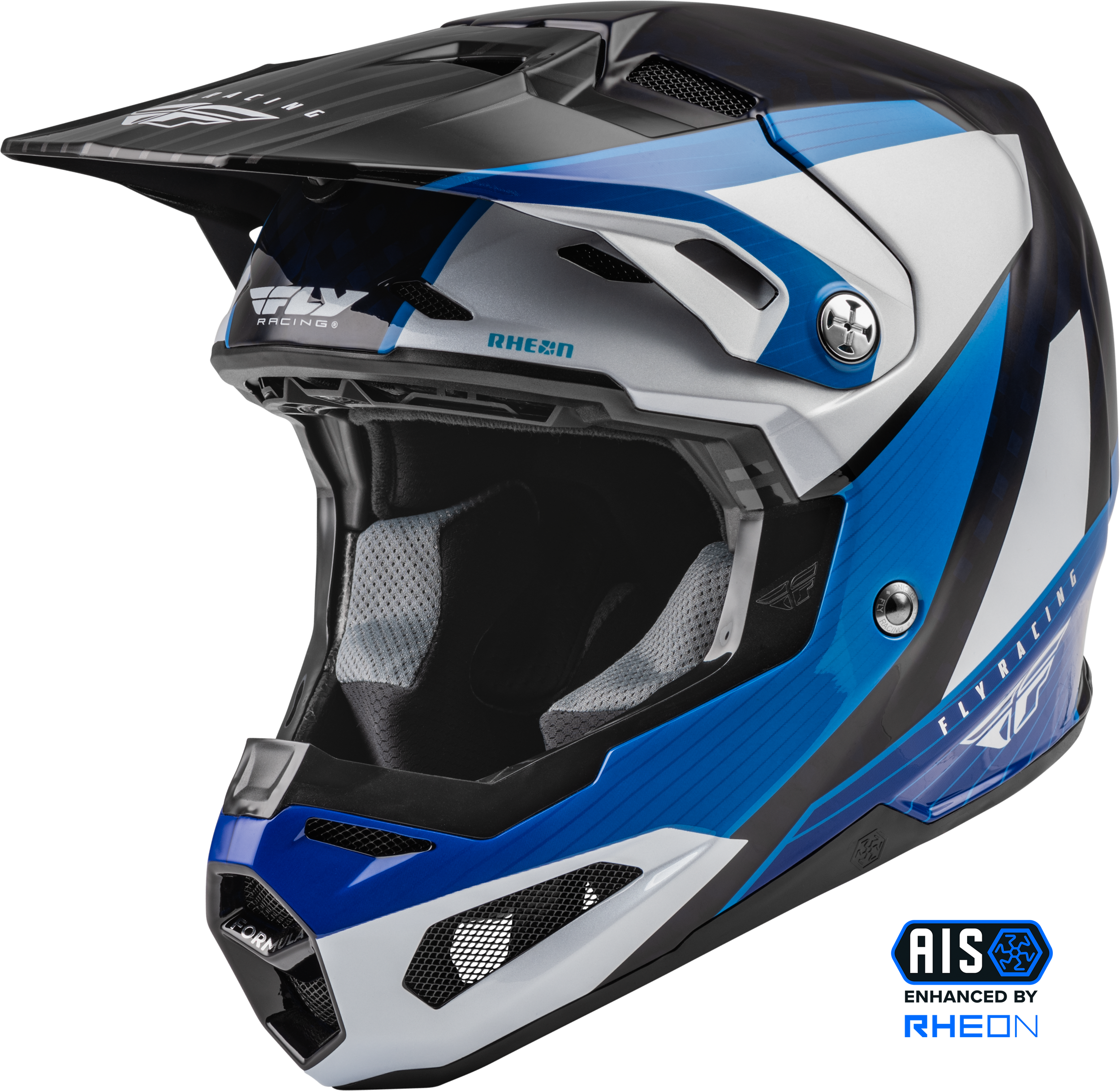 FORMULA CARBON PRIME HELMET BLUE/WHITE/BLUE CARBON 2X