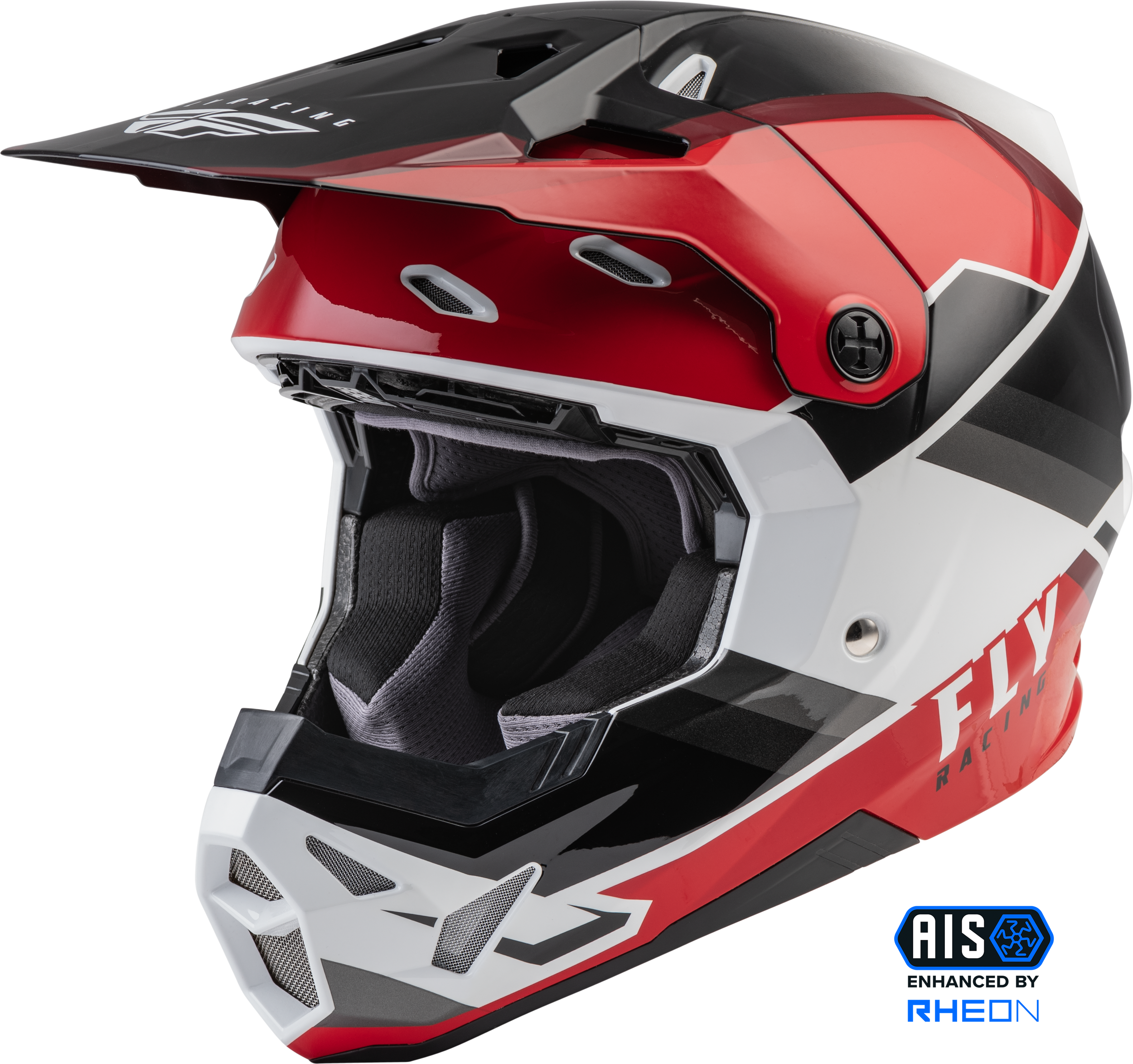 FORMULA CP RUSH HELMET BLACK/RED/WHITE LG