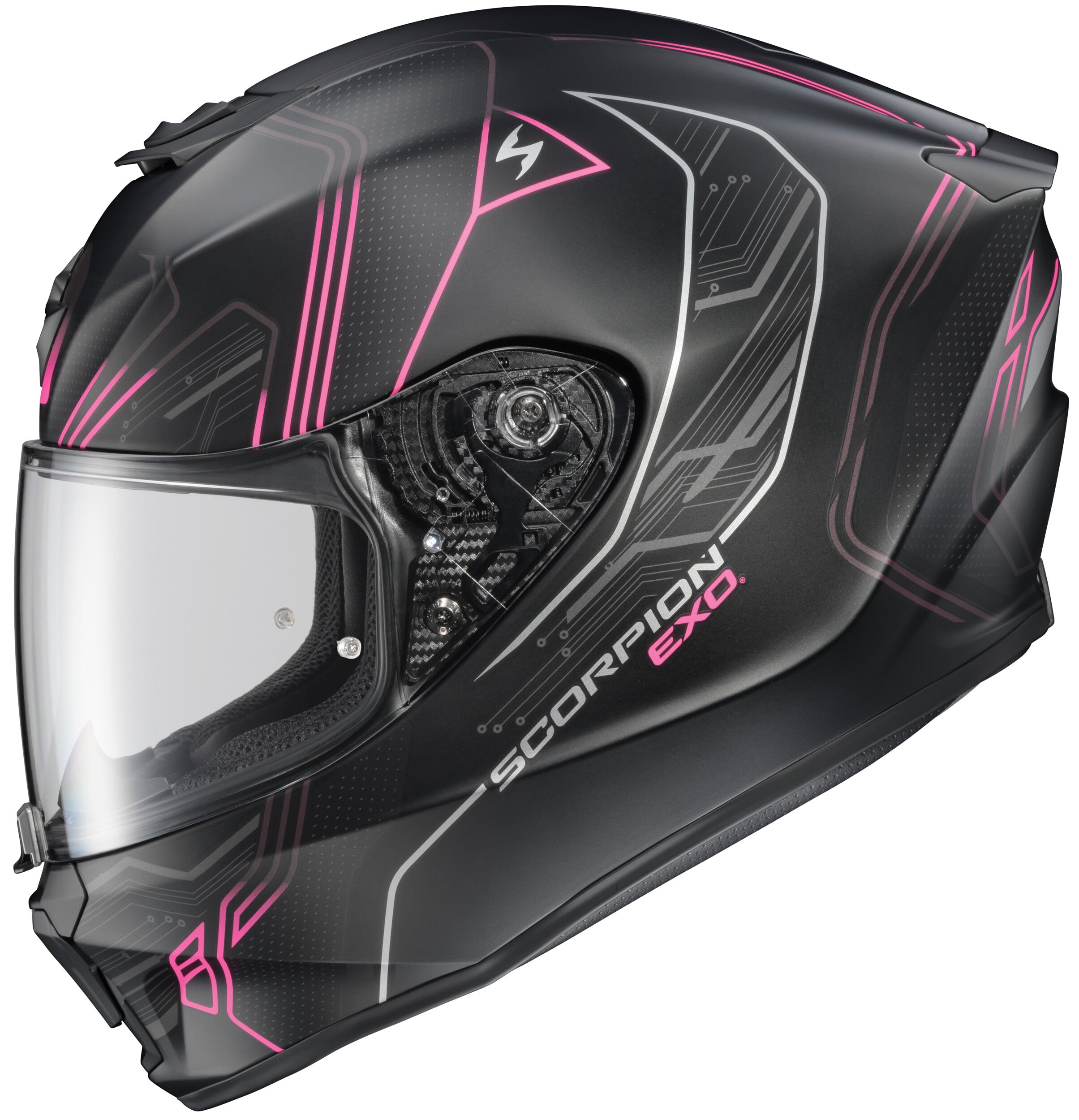 EXO-R330 FULL-FACE HELMET BENDR WHITE/PINK SM