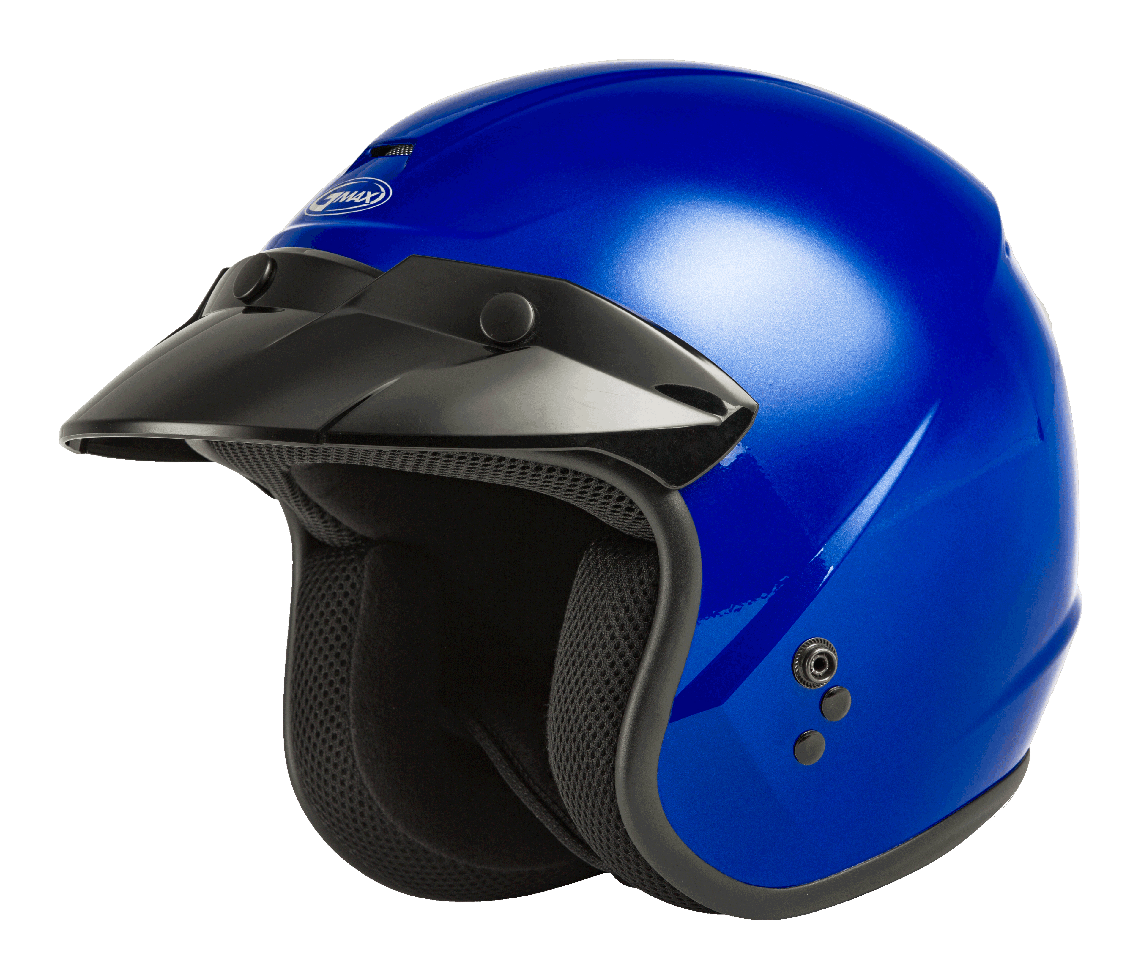 OF-2 OPEN-FACE HELMET BLUE LG