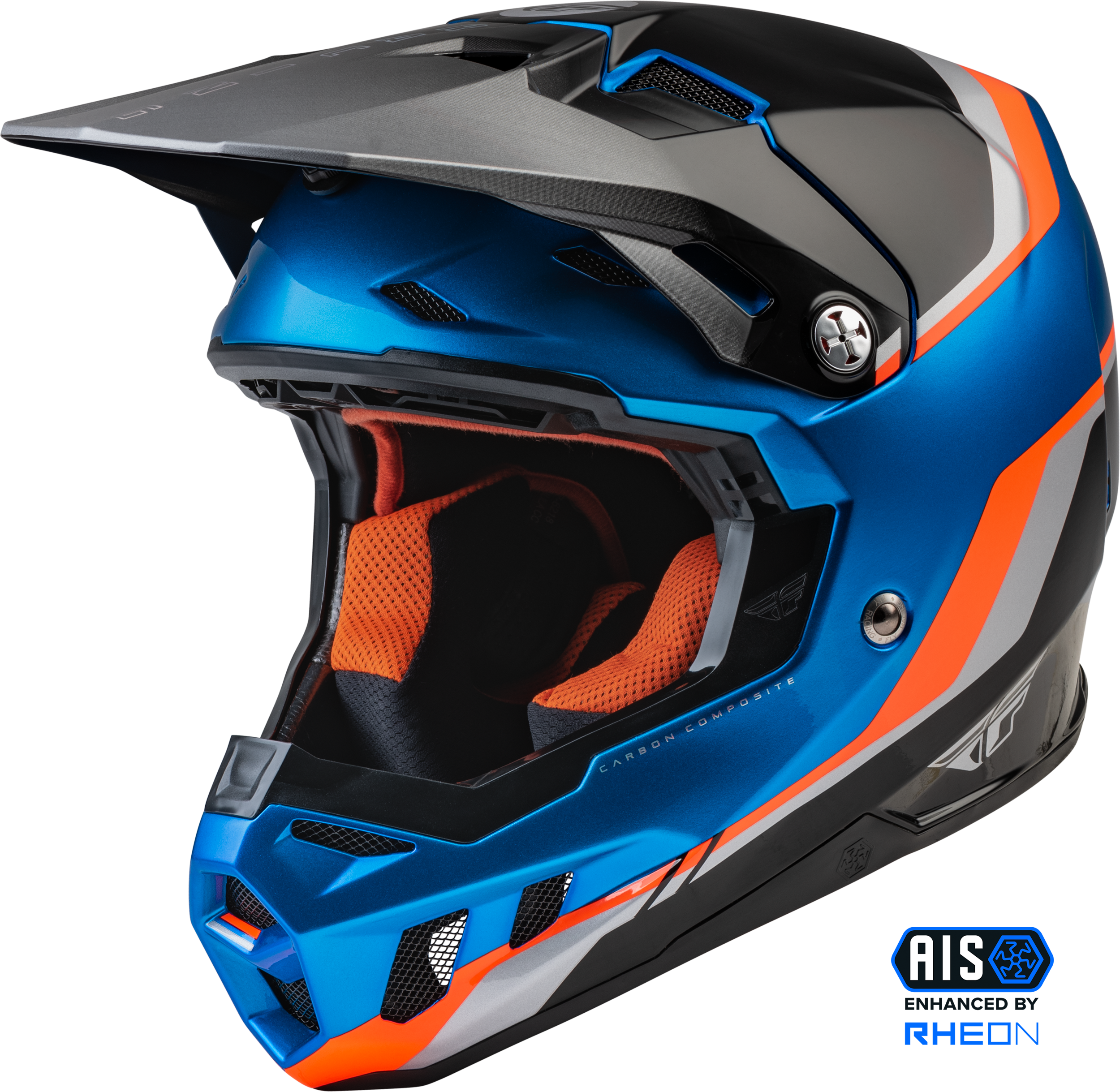 FORMULA CC DRIVER HELMET BLUE/ORANGE/BLACK 2X