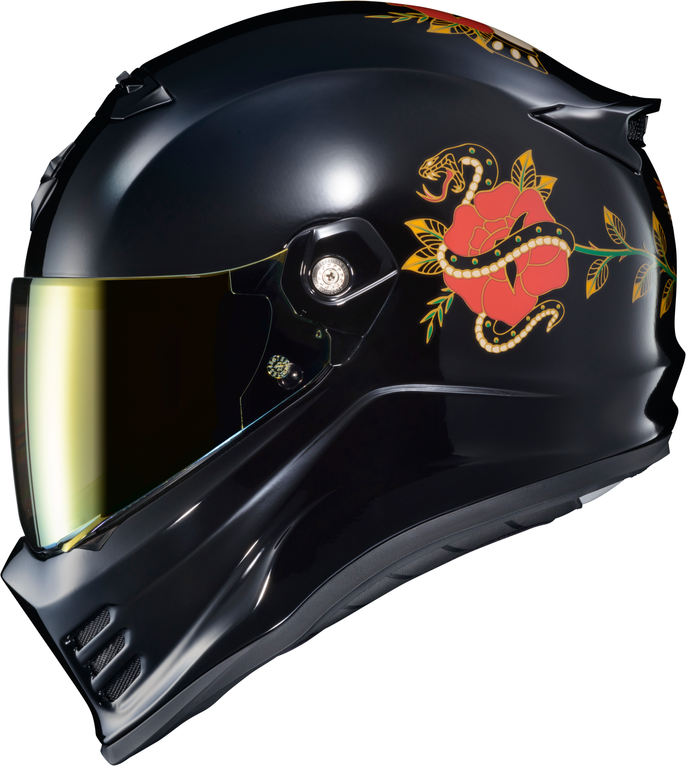 COVERT FX FULL FACE HELMET THE LITAS GLOSS BLACK XL